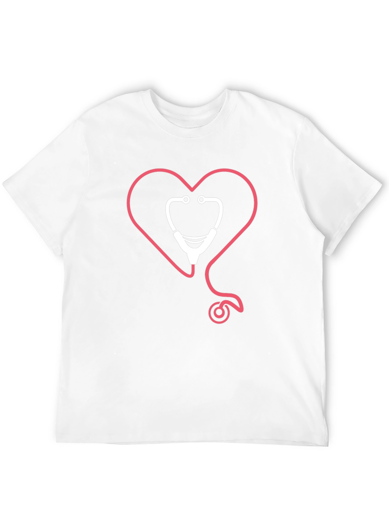 Heart Stethoscope Graphic Tee - Medical Love