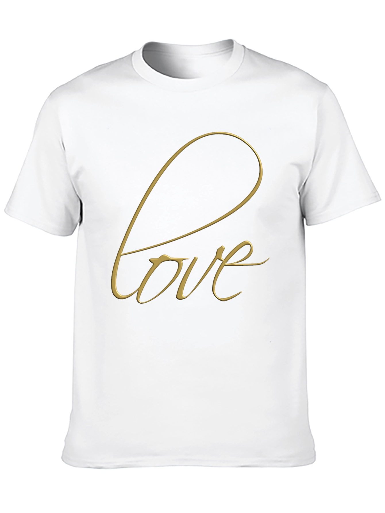 Love Script Black T-Shirt