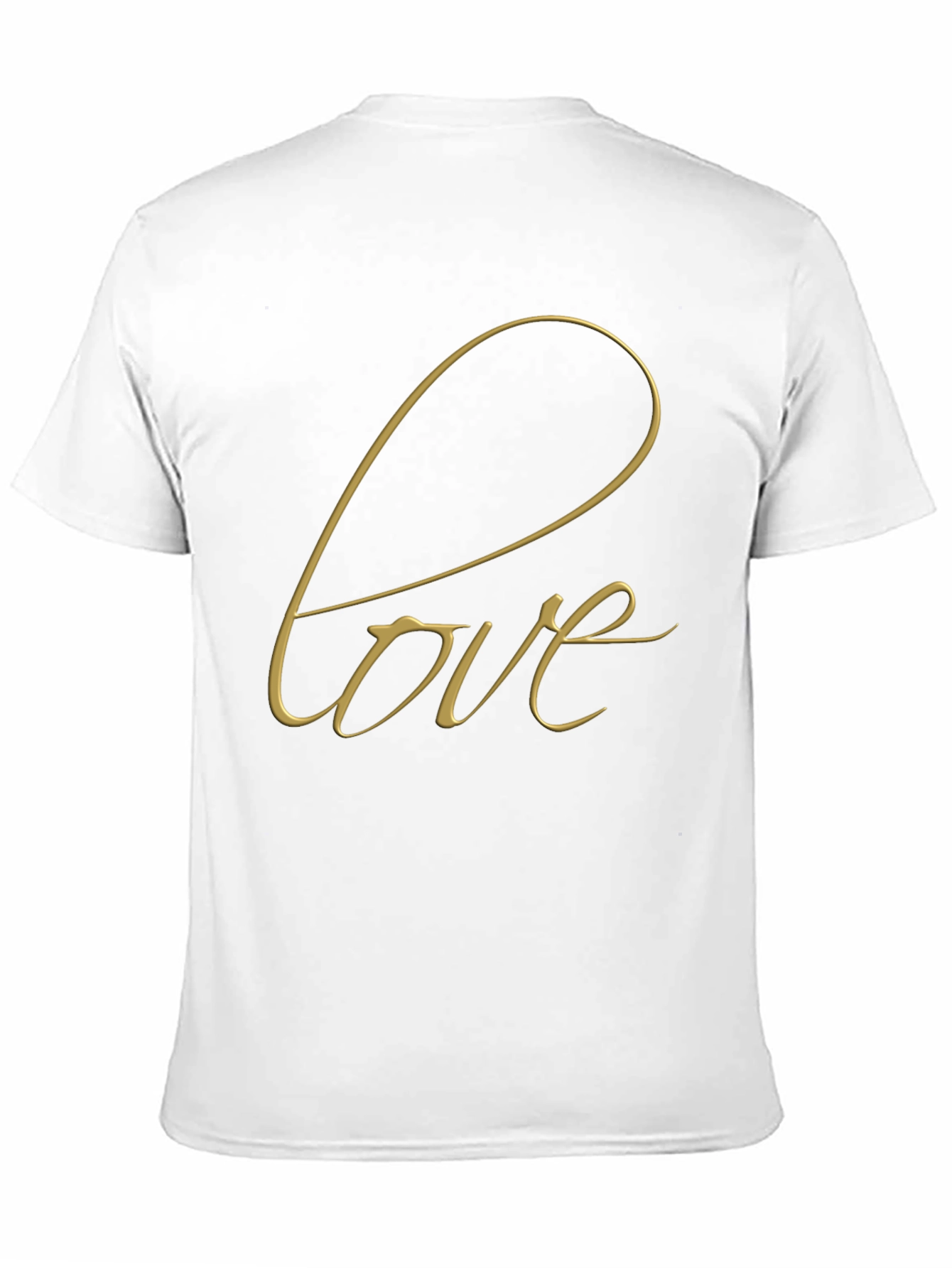 Love Script Black T-Shirt