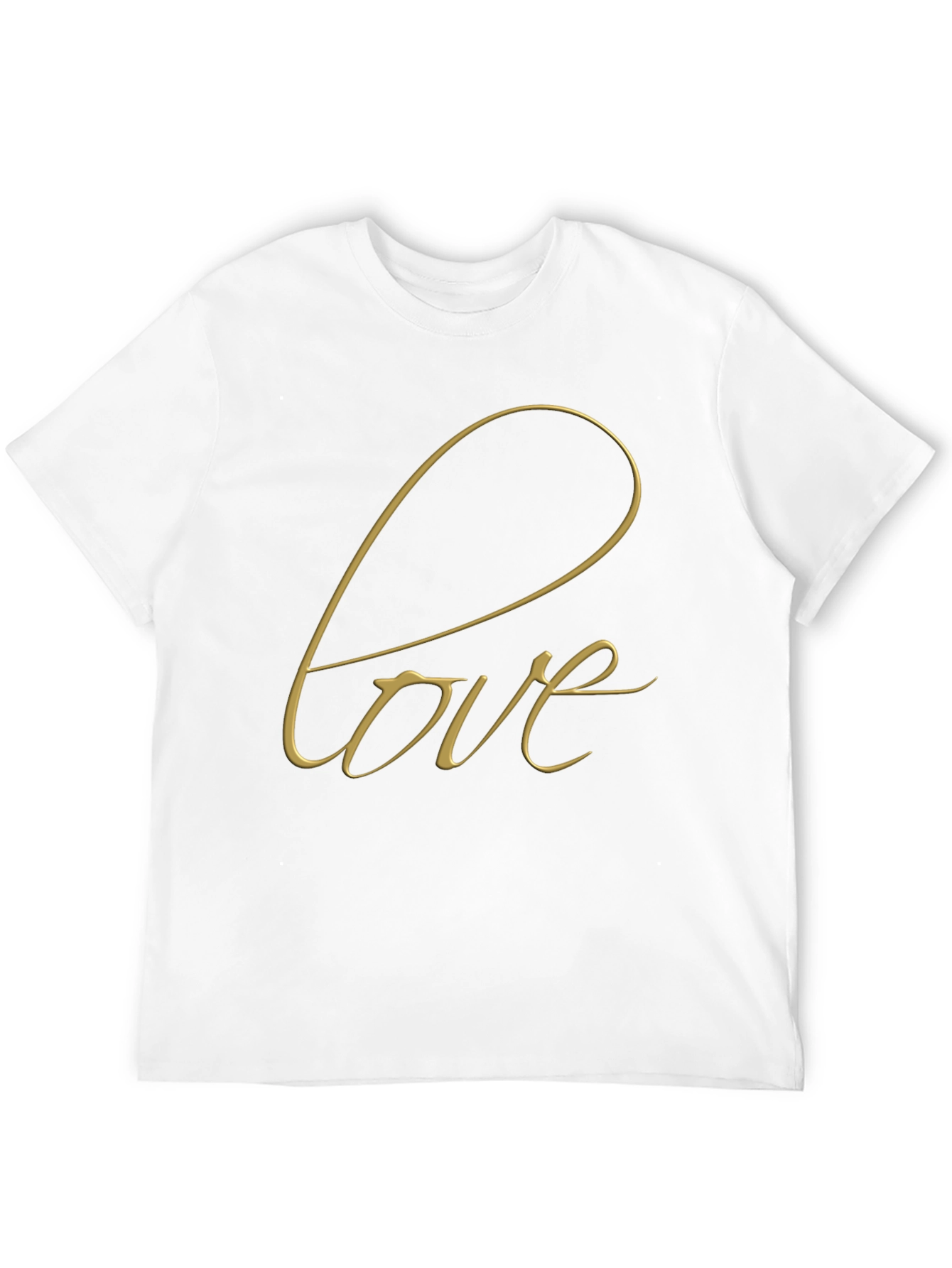 Love Script Black T-Shirt