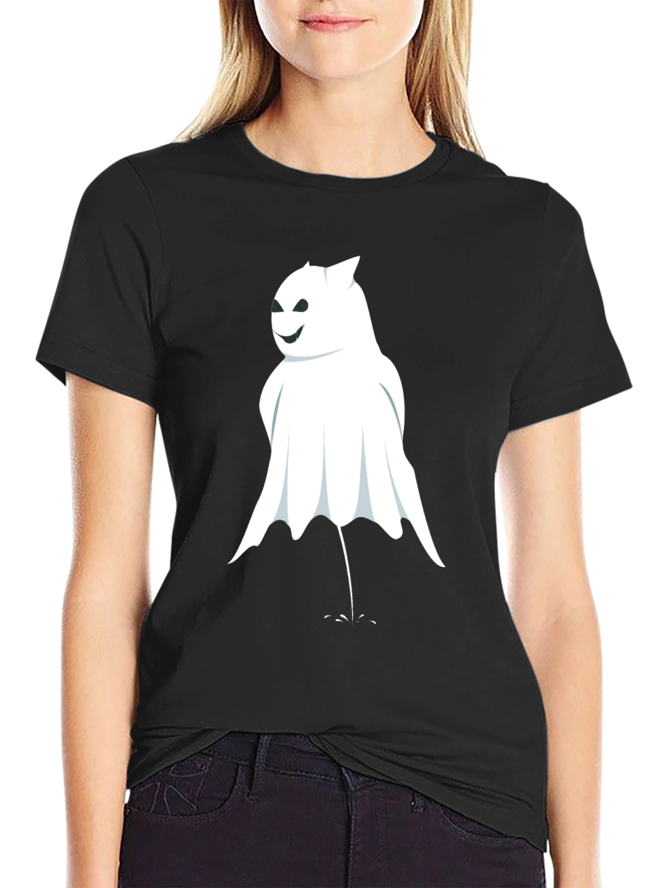 Ghostly Fun Black T-Shirt