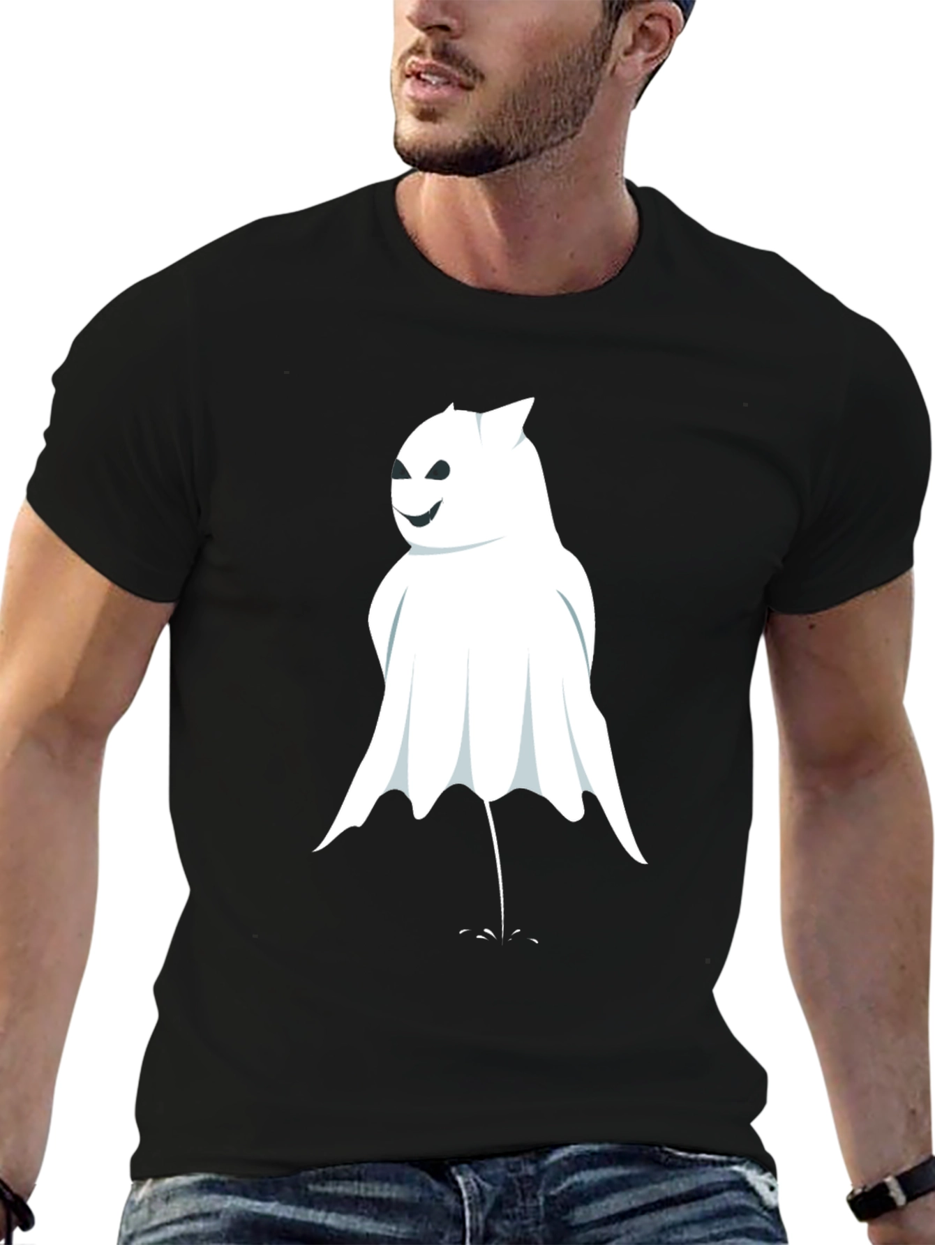 Ghostly Fun Black T-Shirt