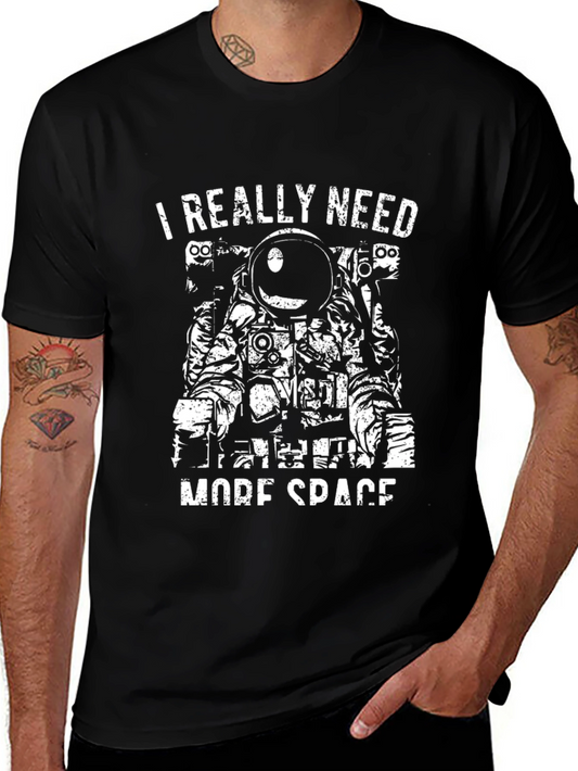 I Need More Space Astronaut Graphic Tee