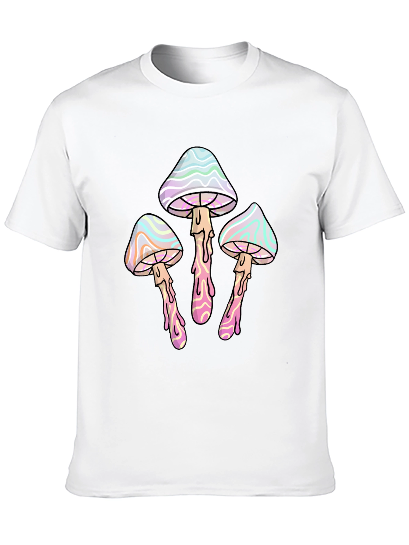 Psychedelic Mushroom T-Shirt - Black Graphic Tee