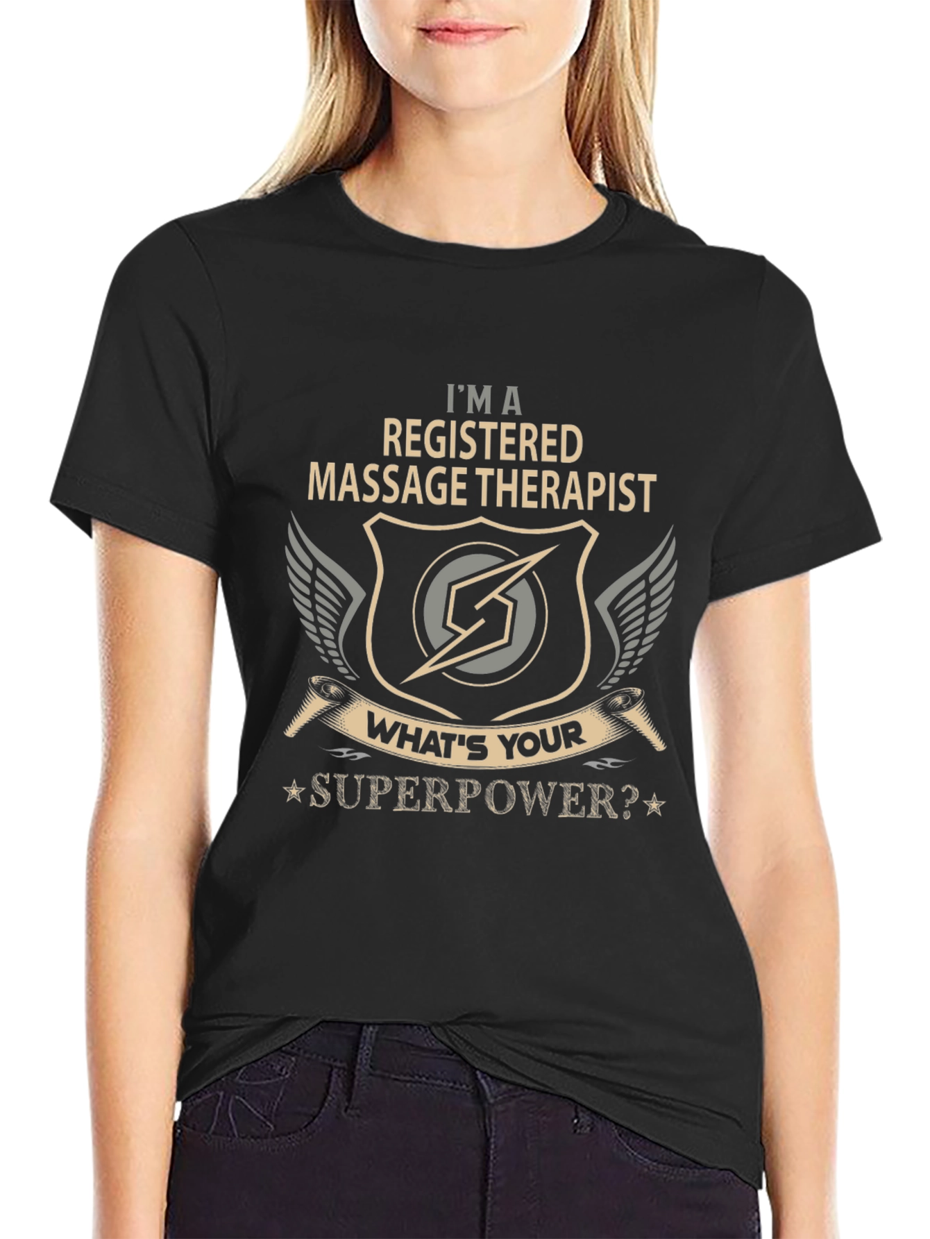Registered Massage Therapist Superpower T-Shirt