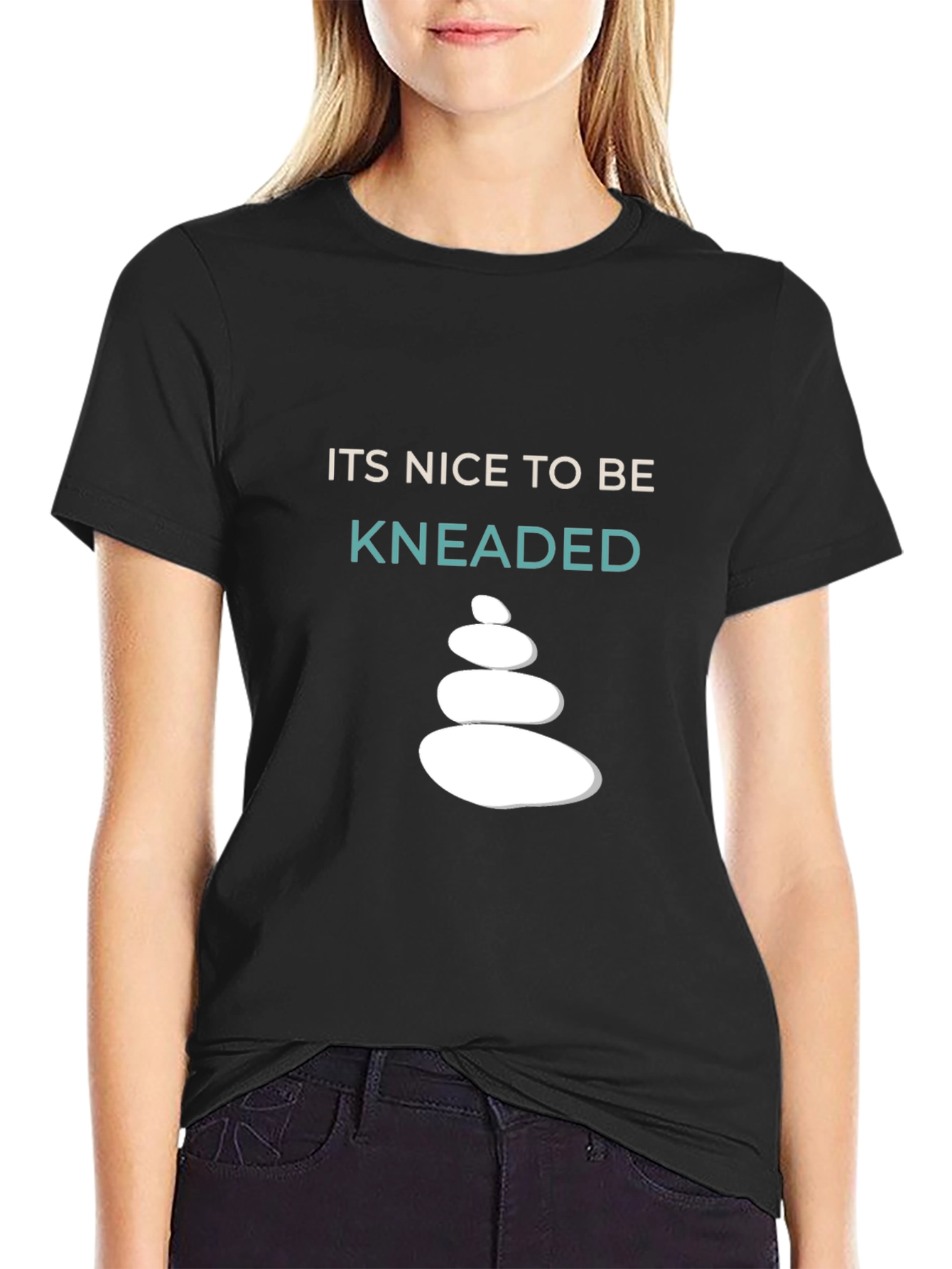 Kneaded Zen Black T-Shirt