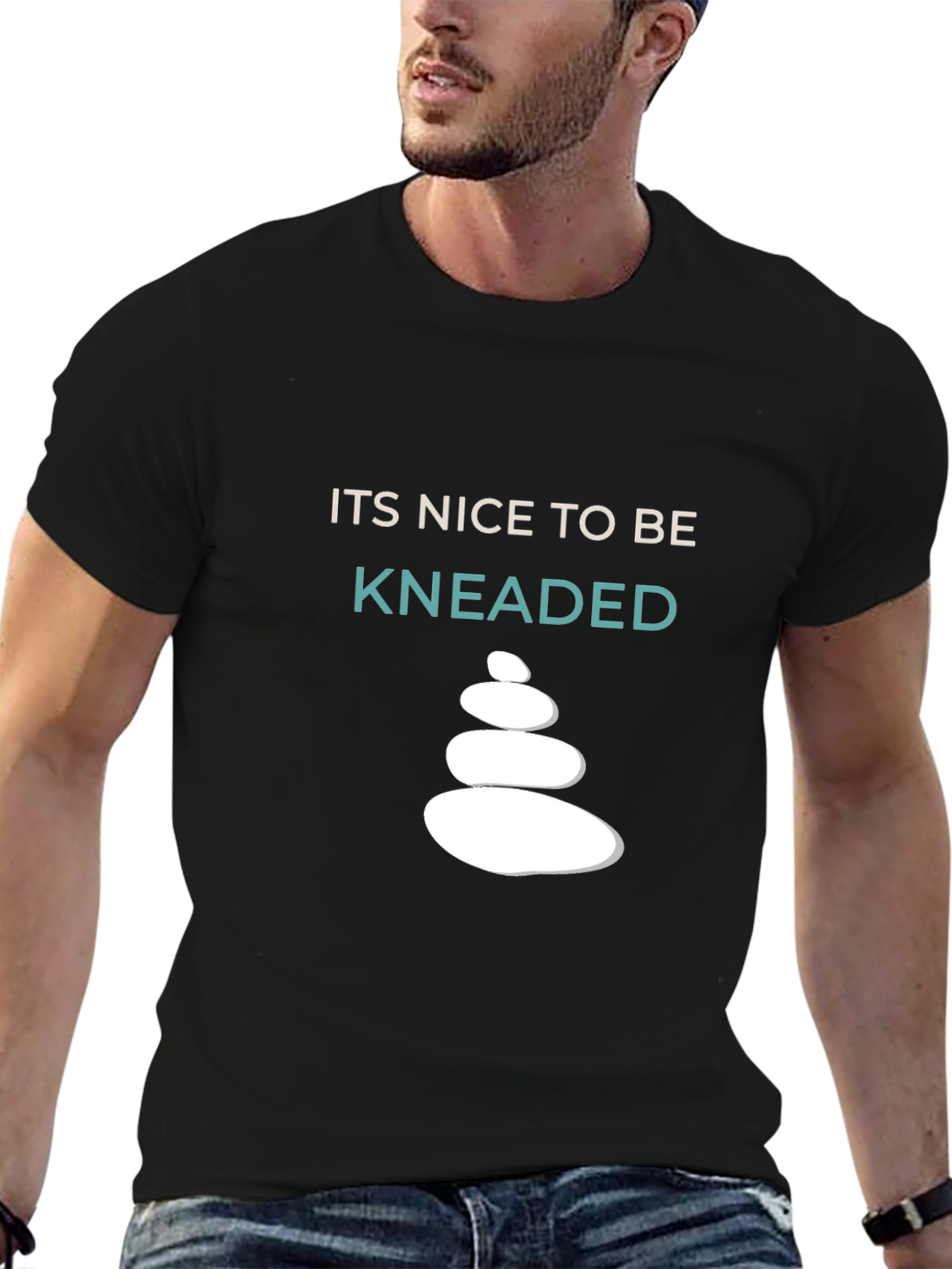 Kneaded Zen Black T-Shirt