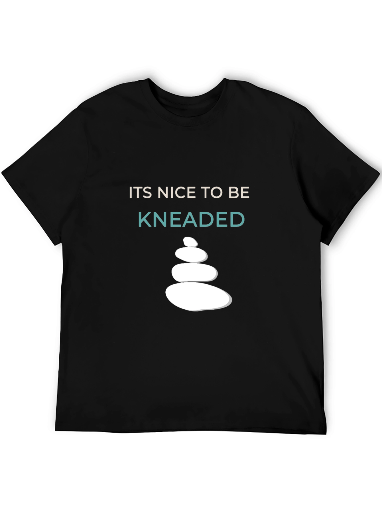 Kneaded Zen Black T-Shirt