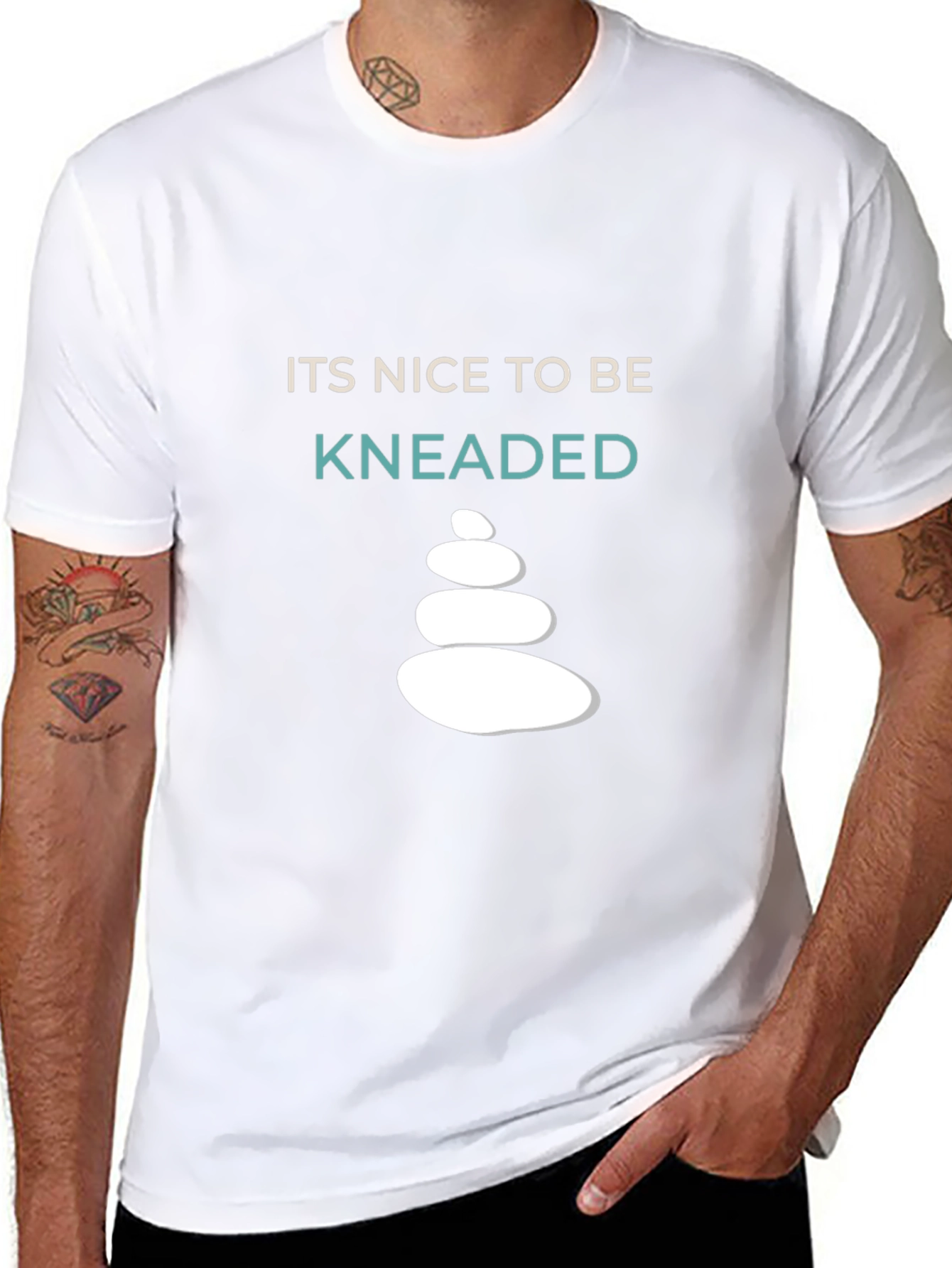 Kneaded Zen Black T-Shirt