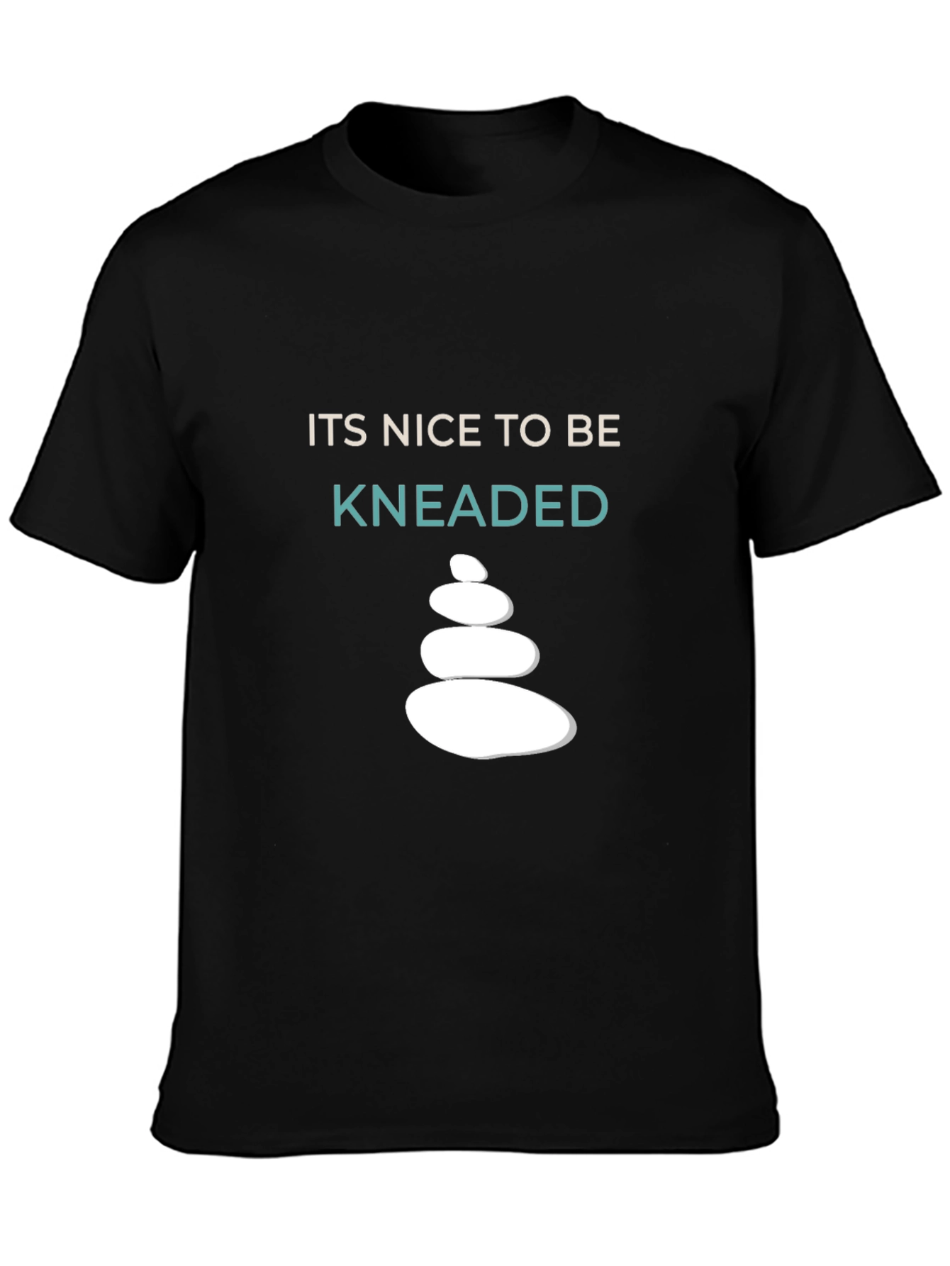 Kneaded Zen Black T-Shirt