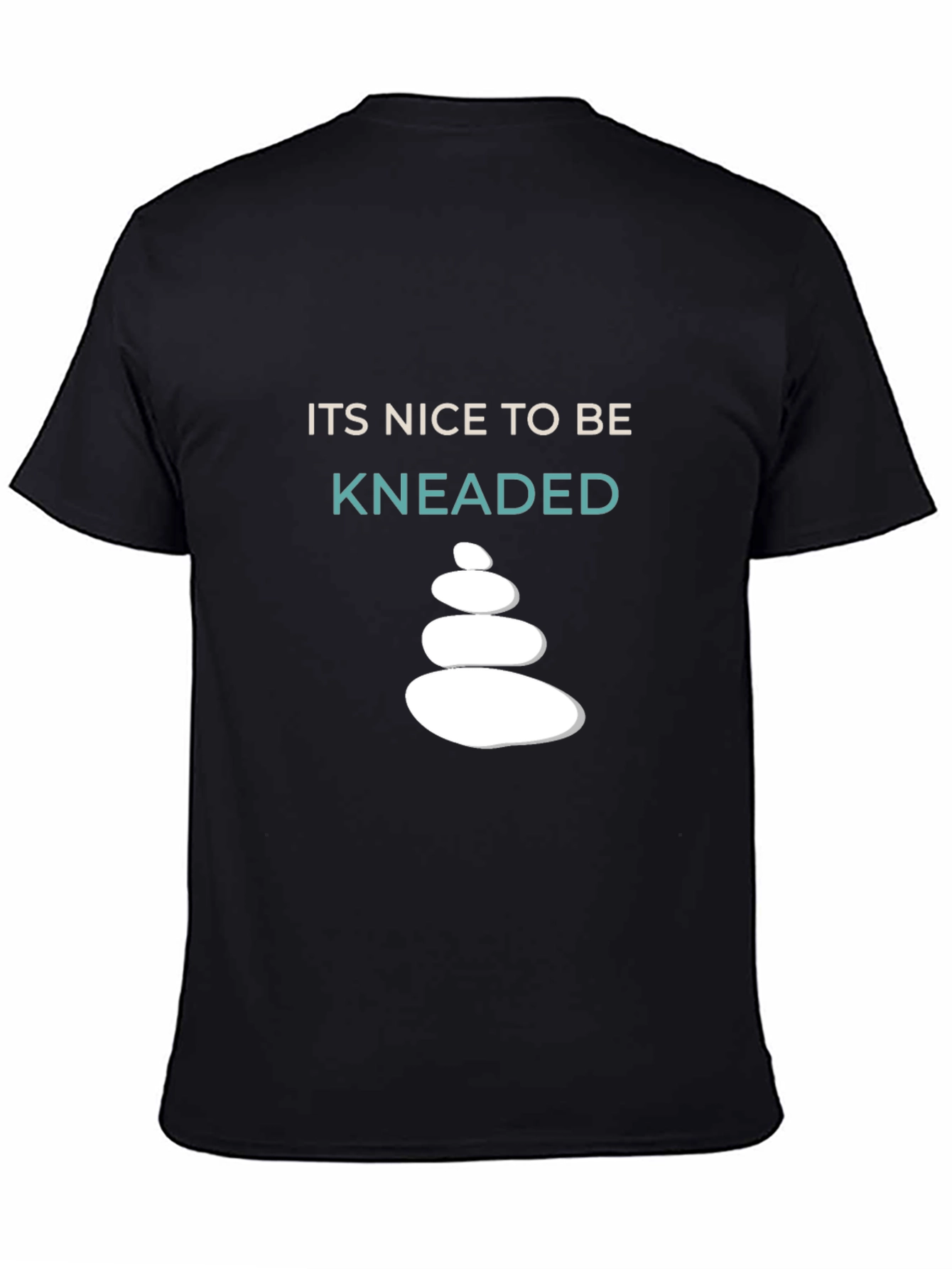 Kneaded Zen Black T-Shirt