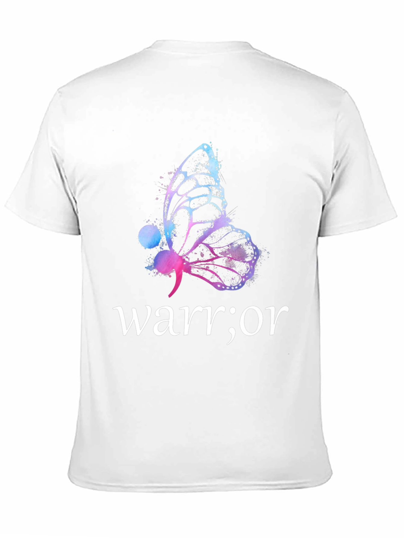 Warrior Butterfly Graphic T-Shirt - Motivational Tee