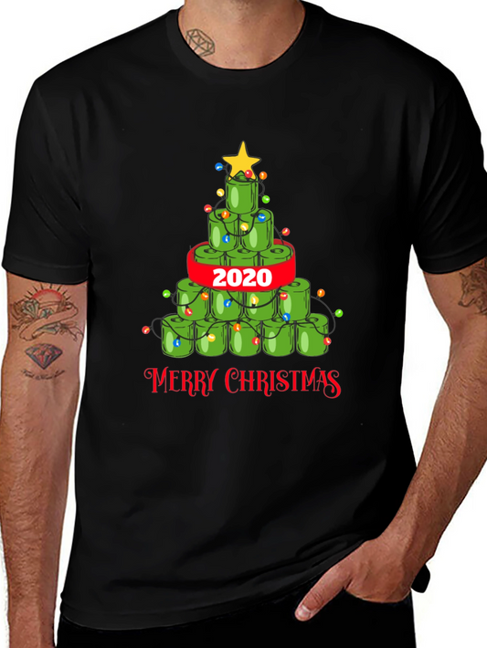 Toilet Paper Christmas Tree T-Shirt 2020