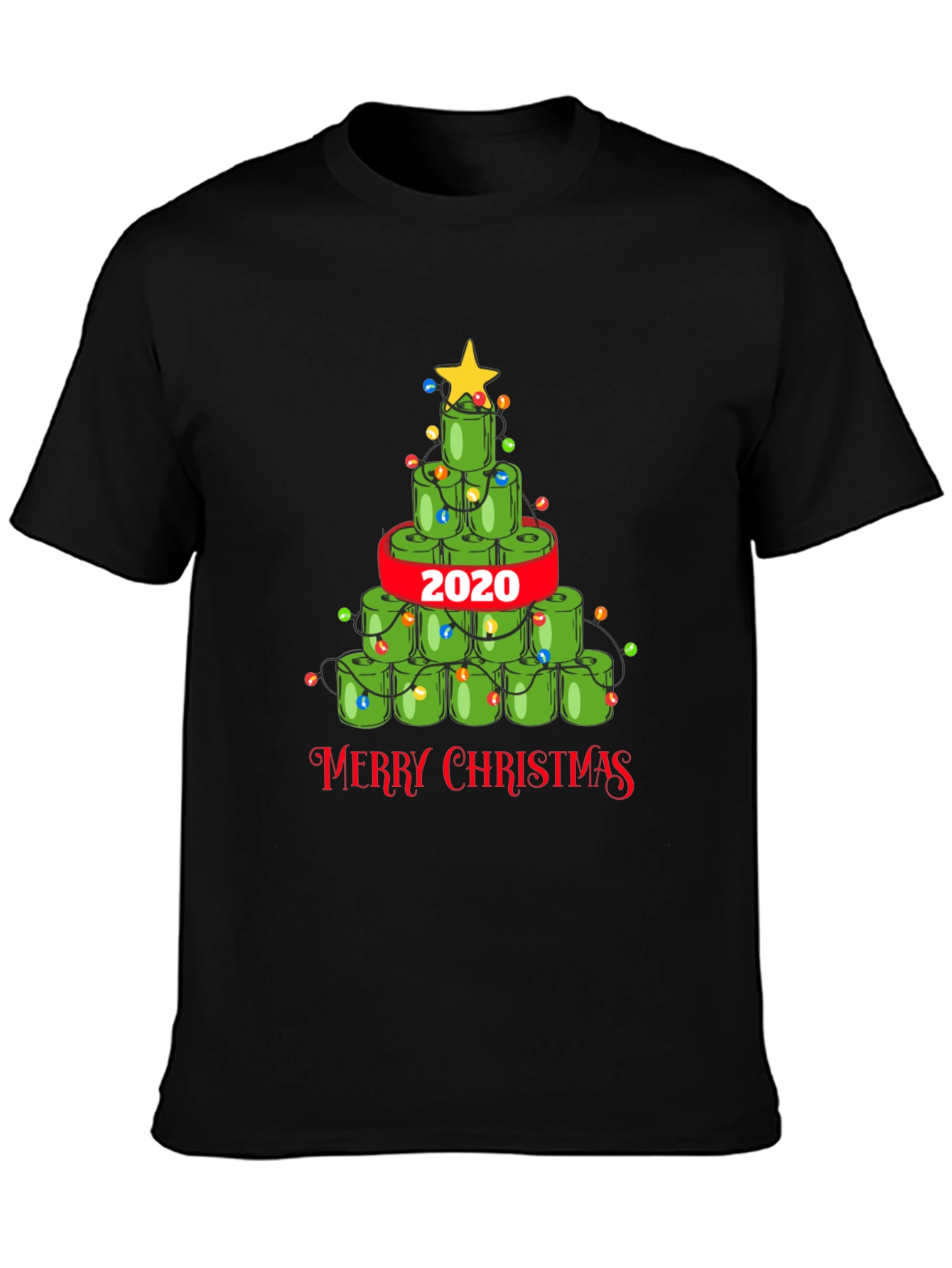 Toilet Paper Christmas Tree T-Shirt 2020