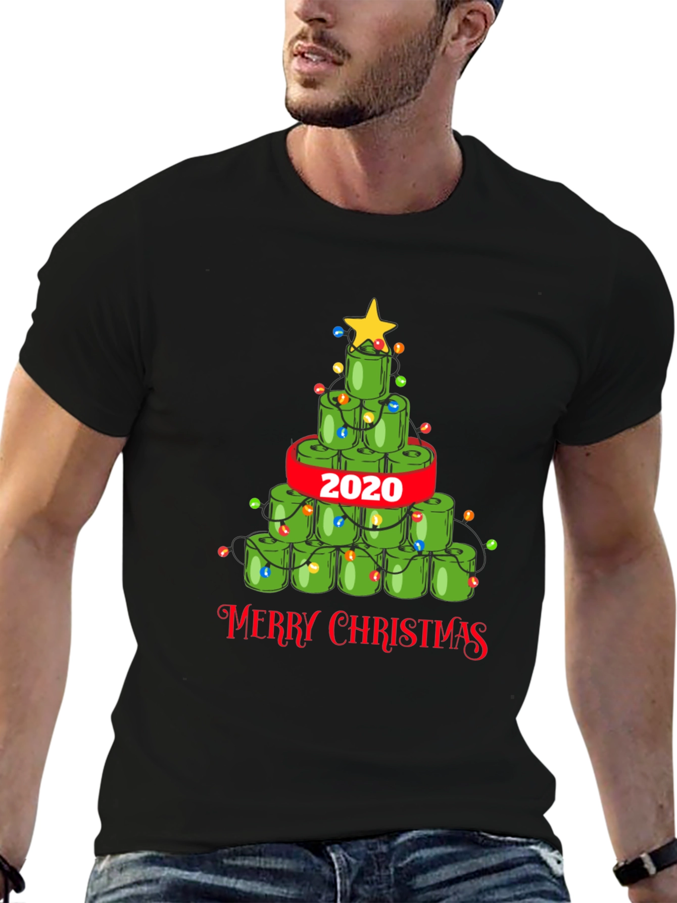 Toilet Paper Christmas Tree T-Shirt 2020