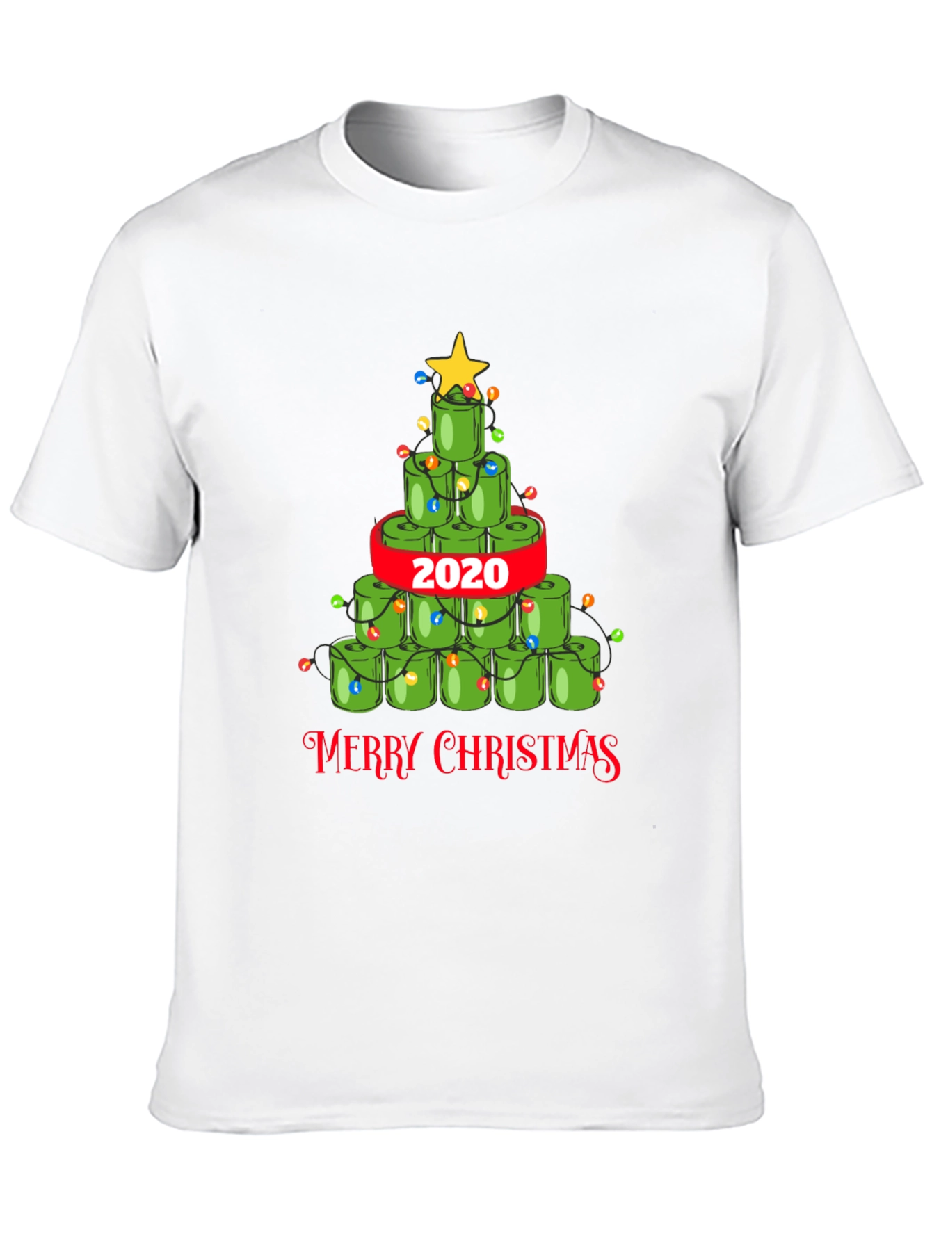 Toilet Paper Christmas Tree T-Shirt 2020