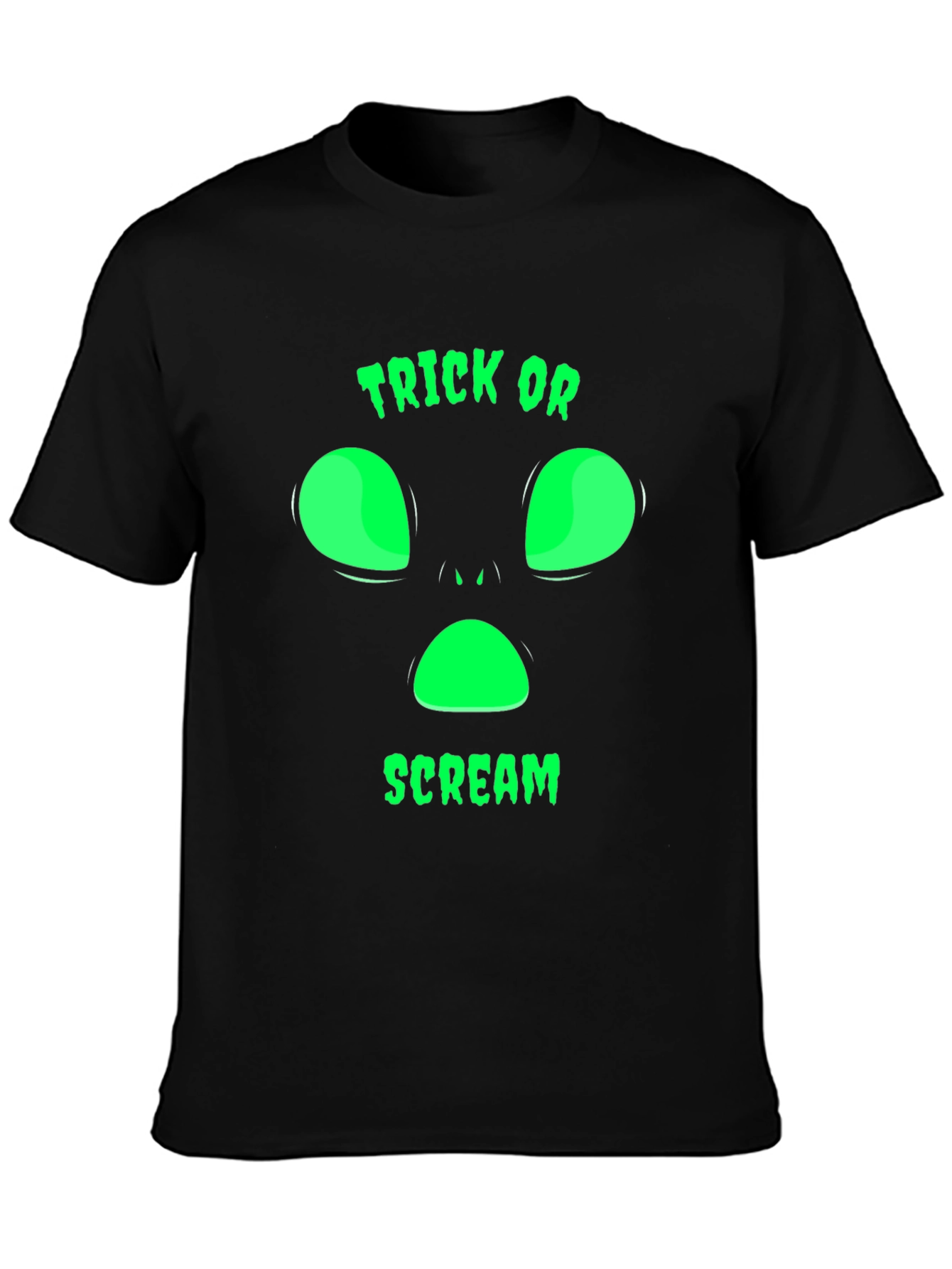 Trick or Scream Halloween Graphic T-Shirt
