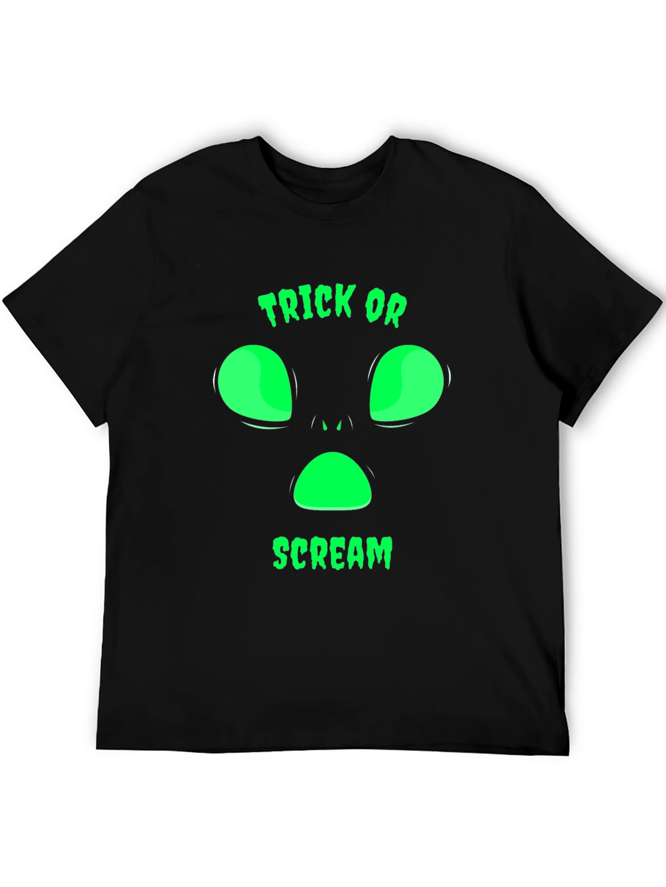 Trick or Scream Halloween Graphic T-Shirt