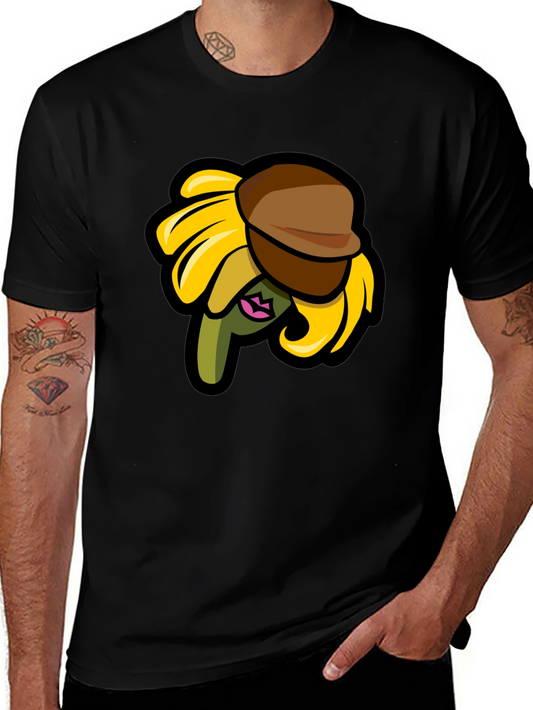 Sunflower Cartoon Graphic Tee