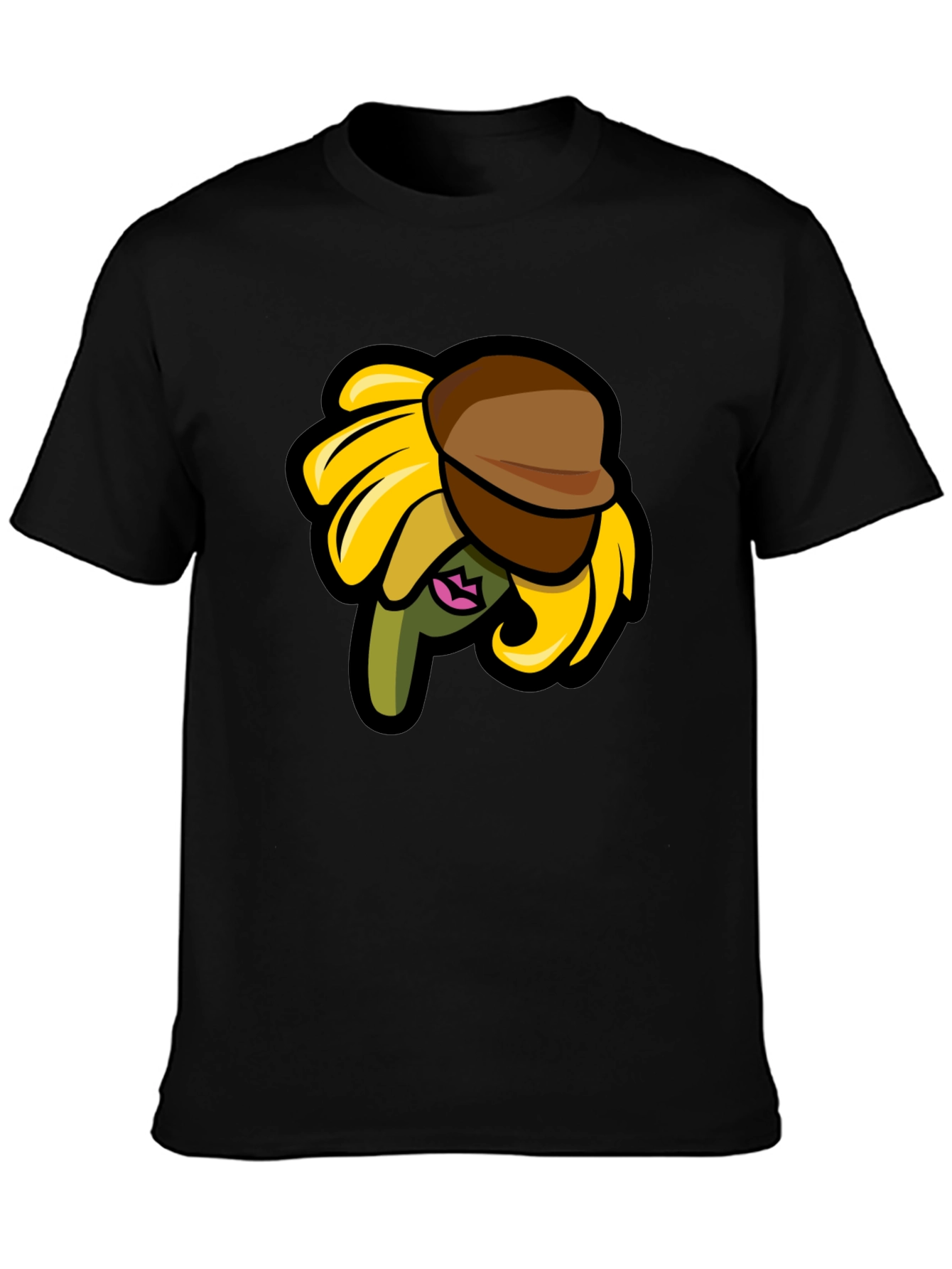 Sunflower Cartoon Graphic Tee