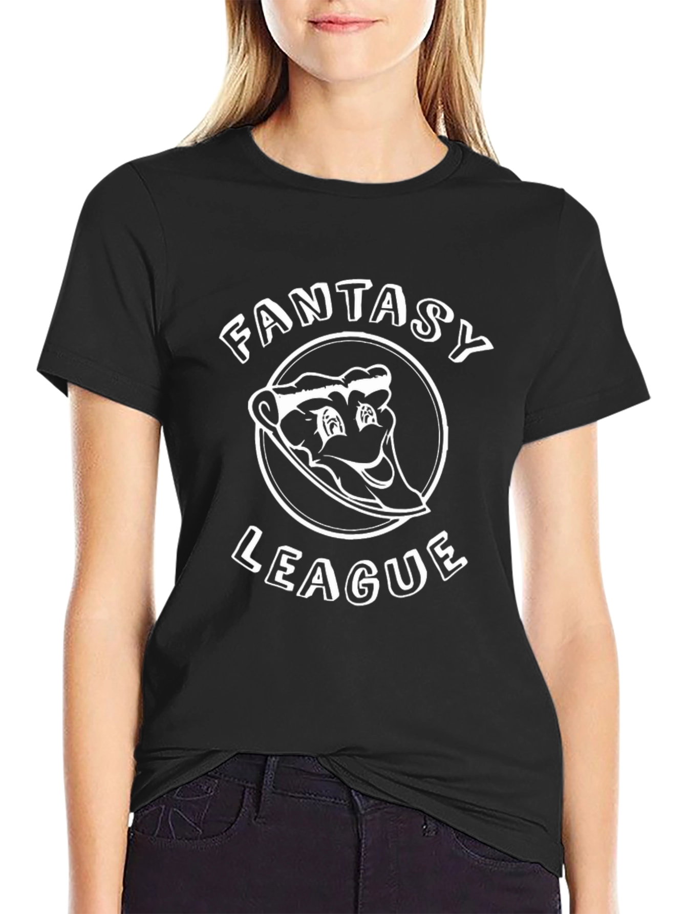Fantasy League Pizza T-Shirt - Black