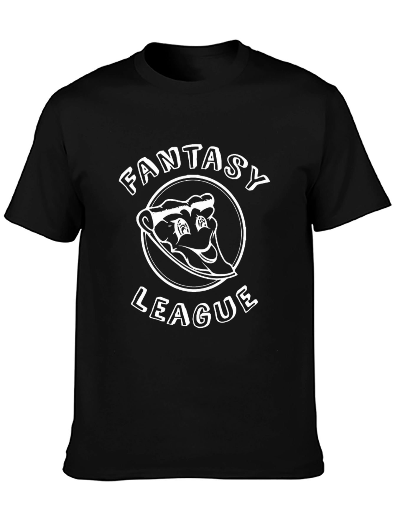 Fantasy League Pizza T-Shirt - Black
