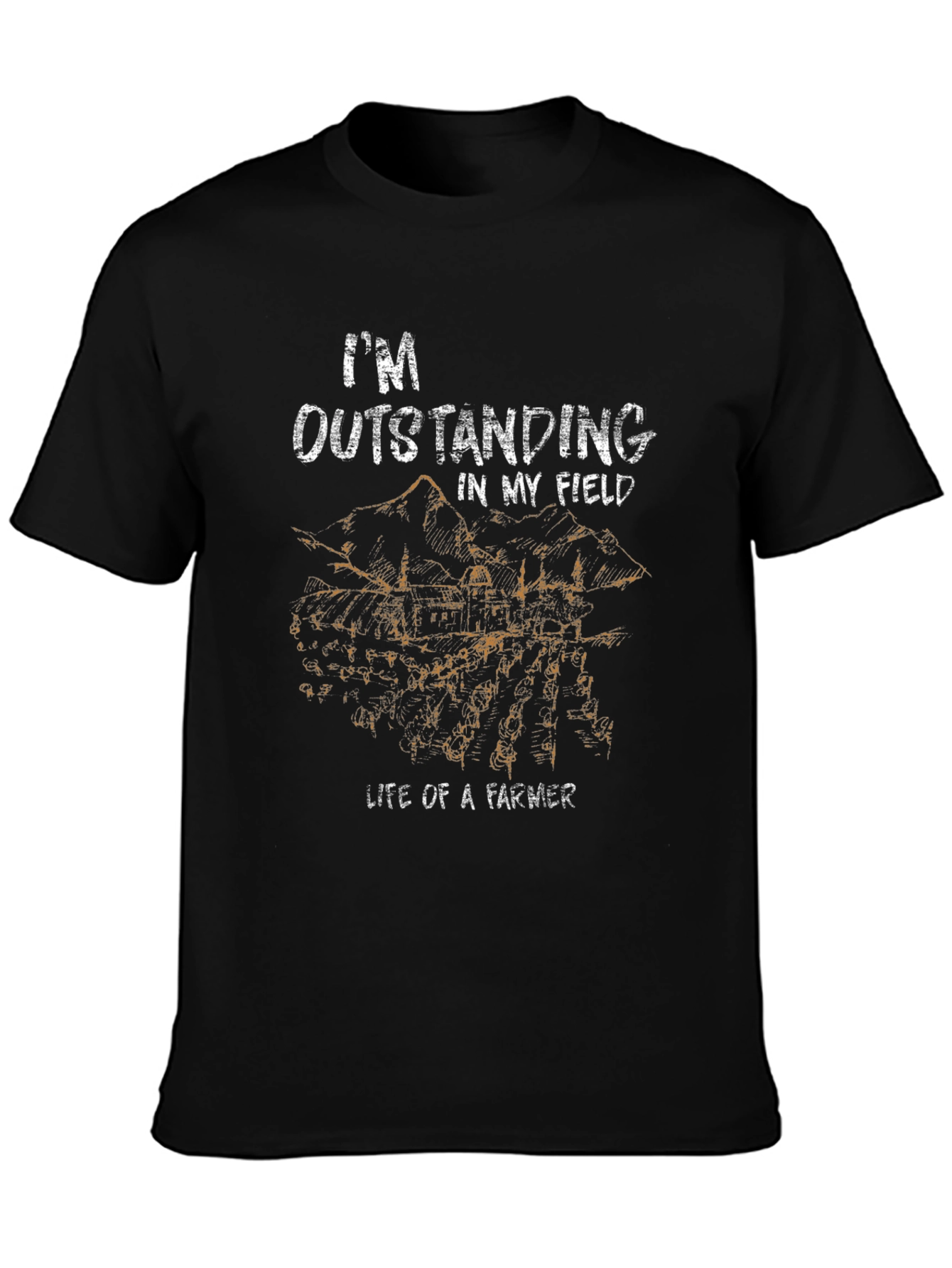 Outstanding in My Field Graphic Tee