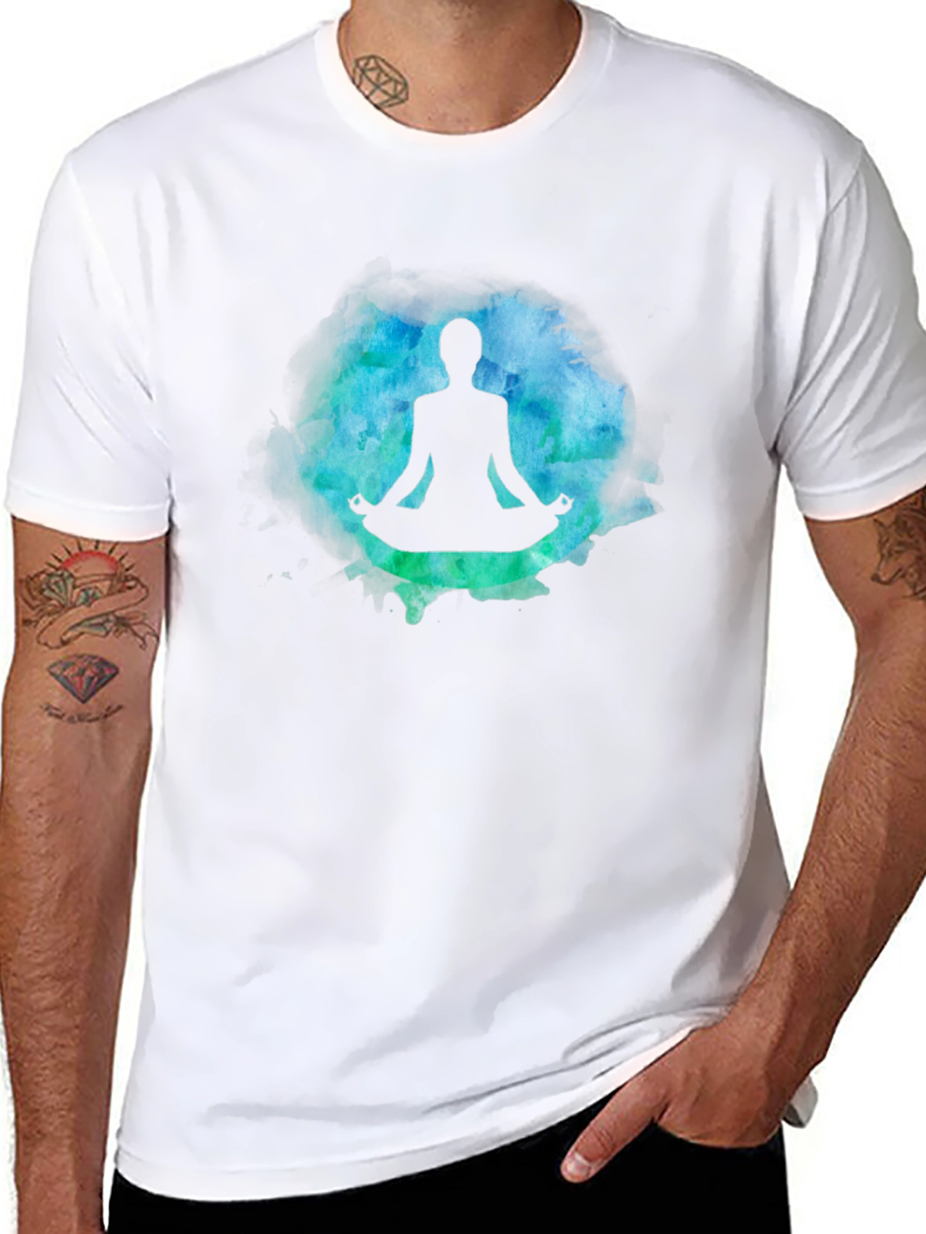 Yoga Meditation Silhouette T-Shirt