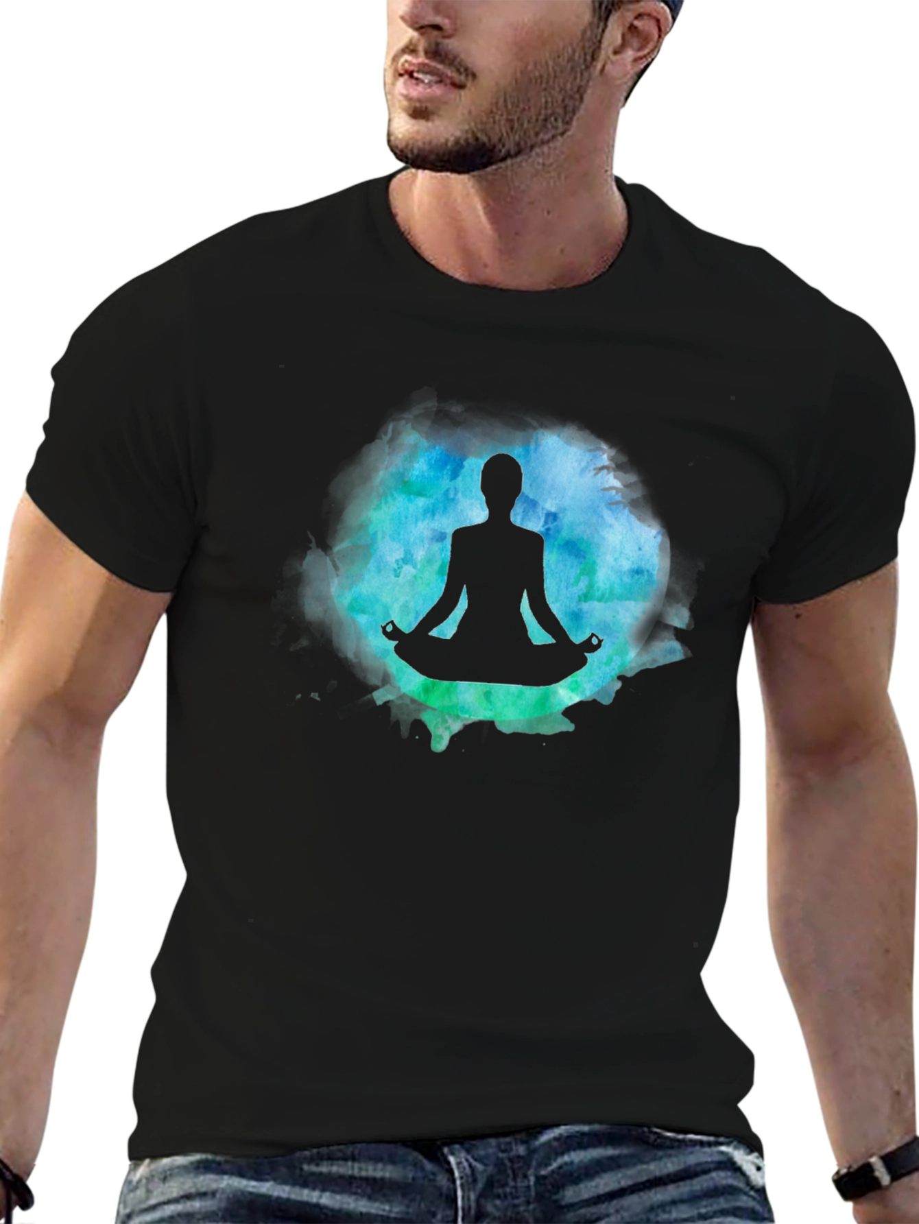 Yoga Meditation Silhouette T-Shirt