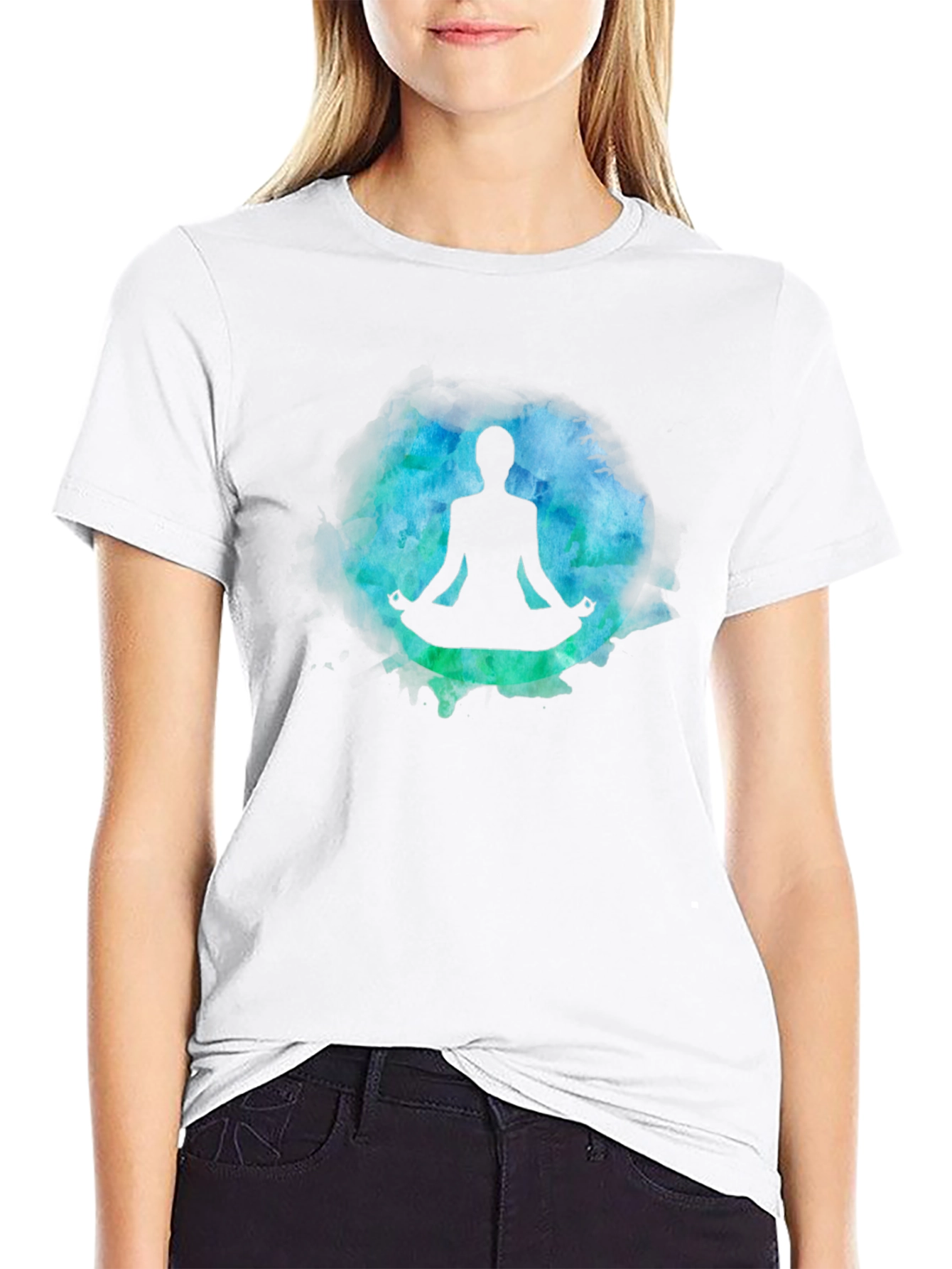 Yoga Meditation Silhouette T-Shirt