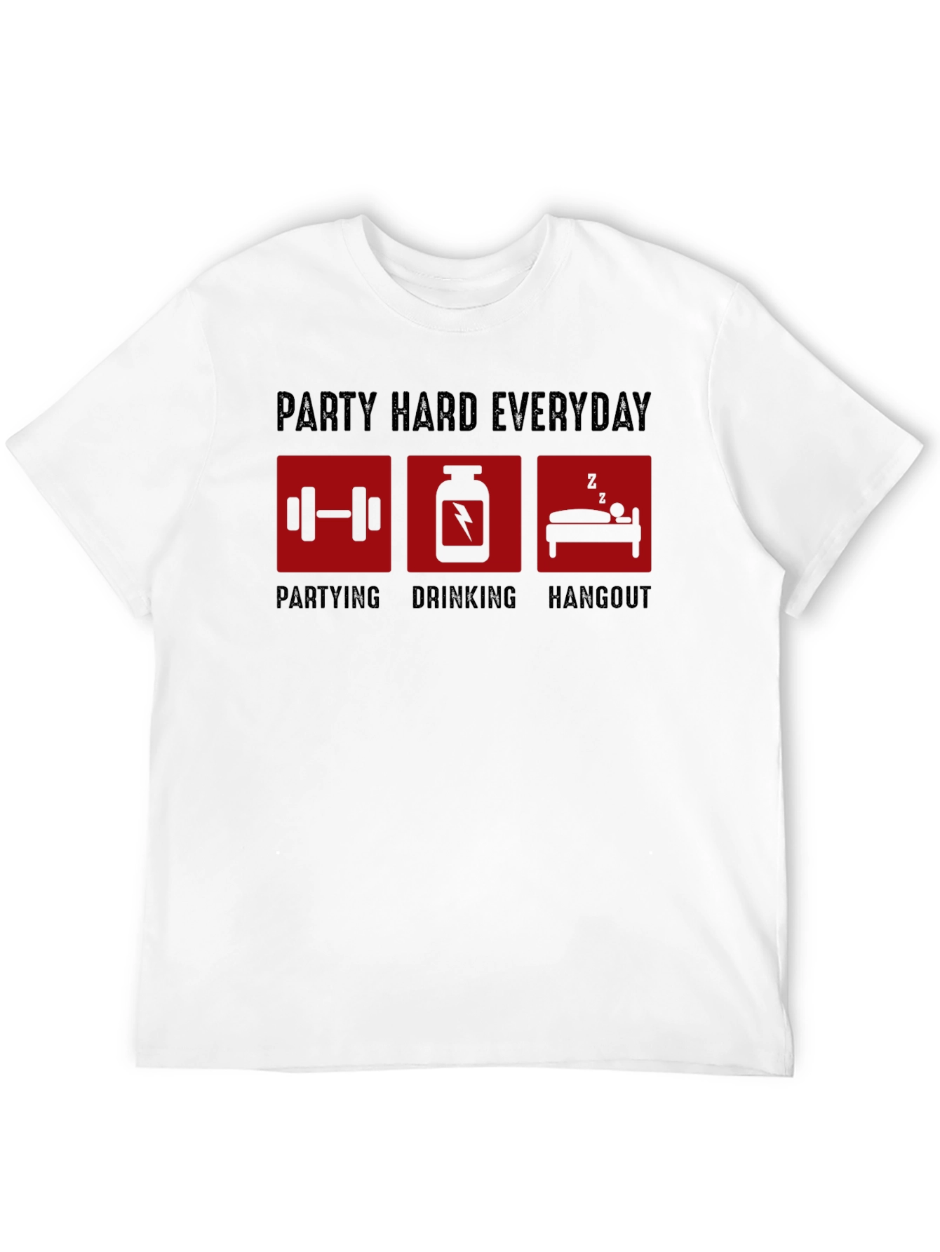 Party Hard Everyday Graphic T-Shirt