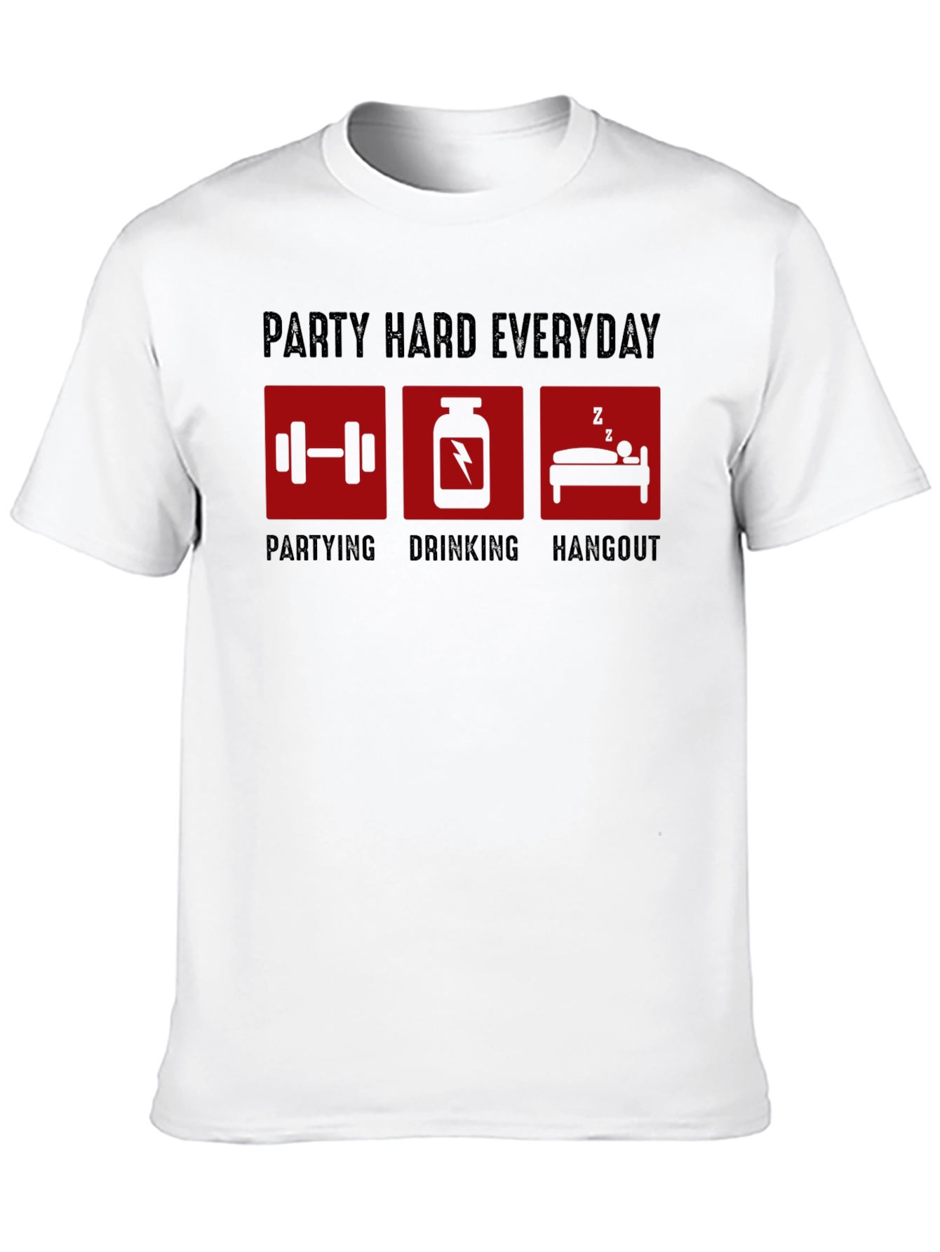 Party Hard Everyday Graphic T-Shirt