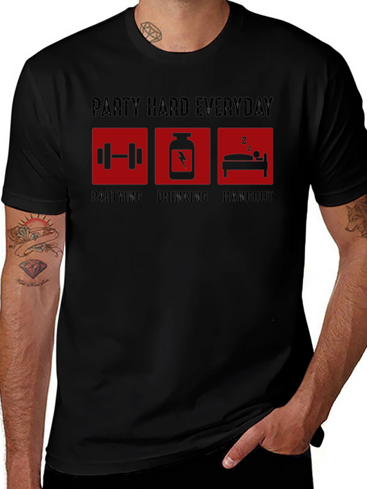 Party Hard Everyday Graphic T-Shirt