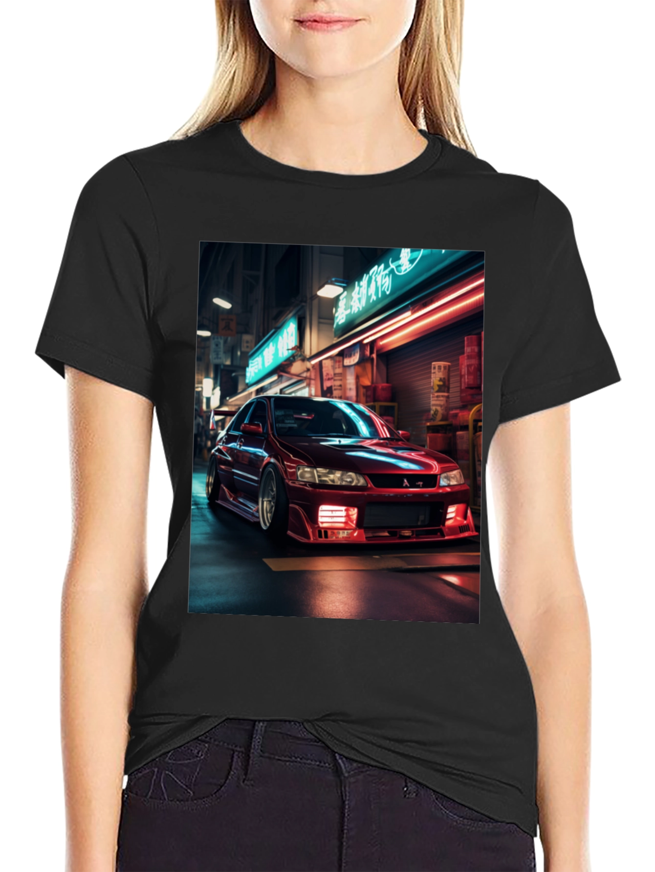 Red Car Graphic Tee - Cool Street Style