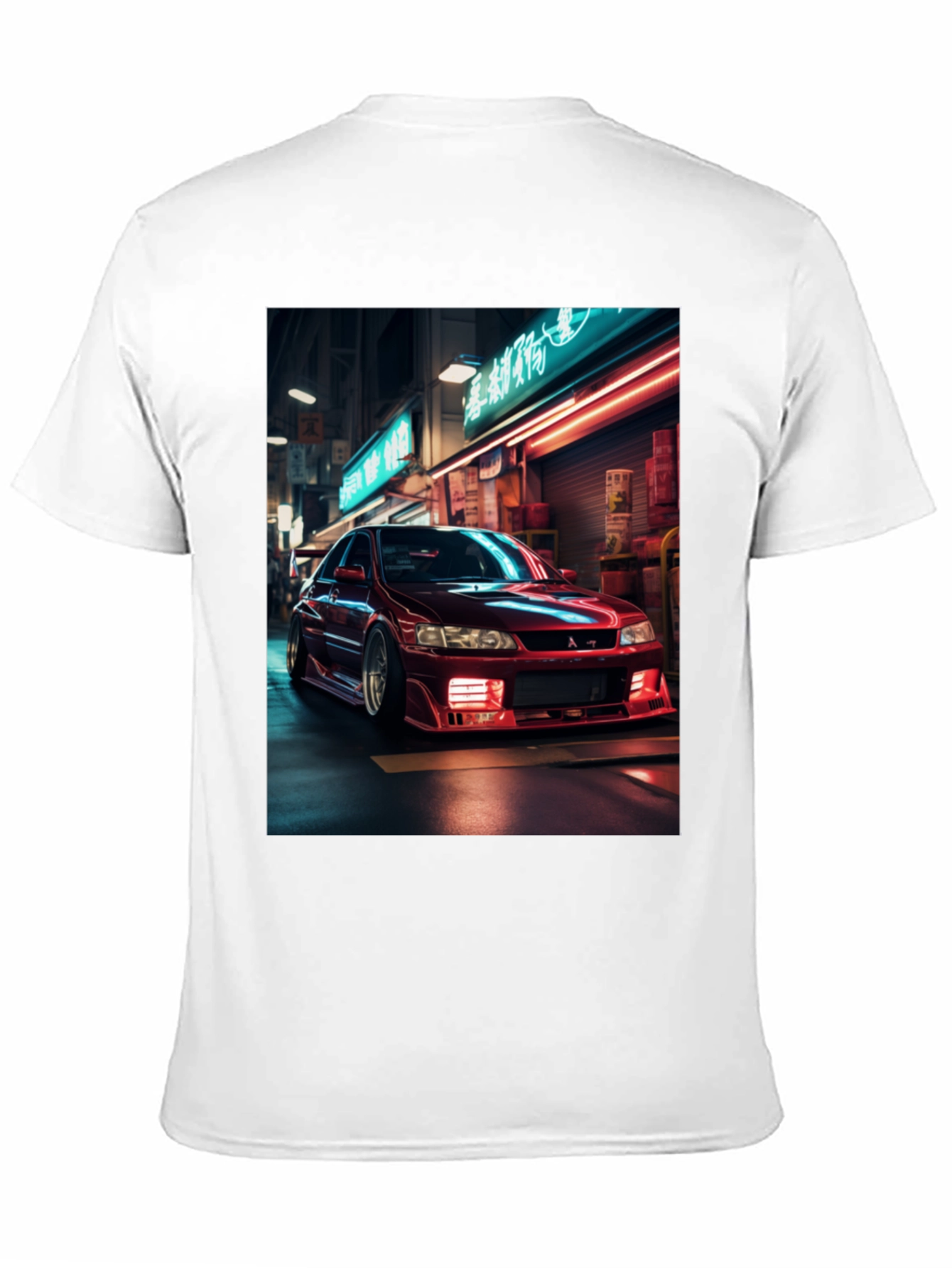 Red Car Graphic Tee - Cool Street Style