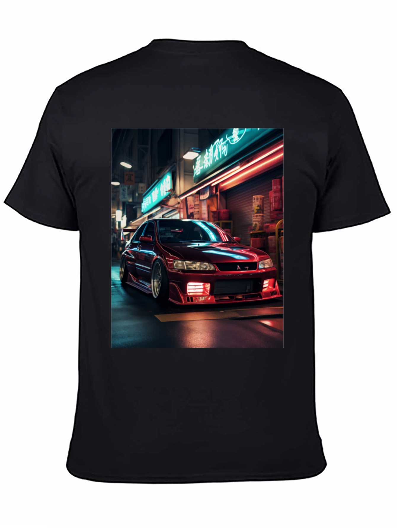 Red Car Graphic Tee - Cool Street Style