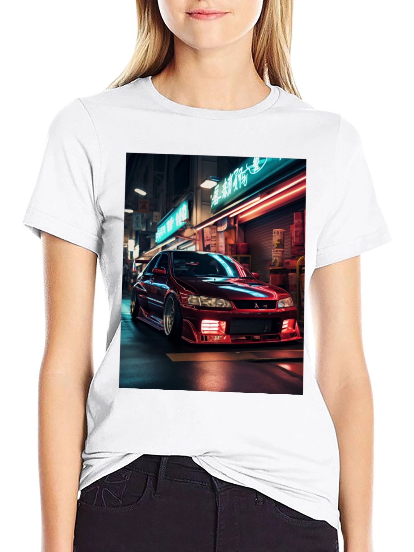 Red Car Graphic Tee - Cool Street Style