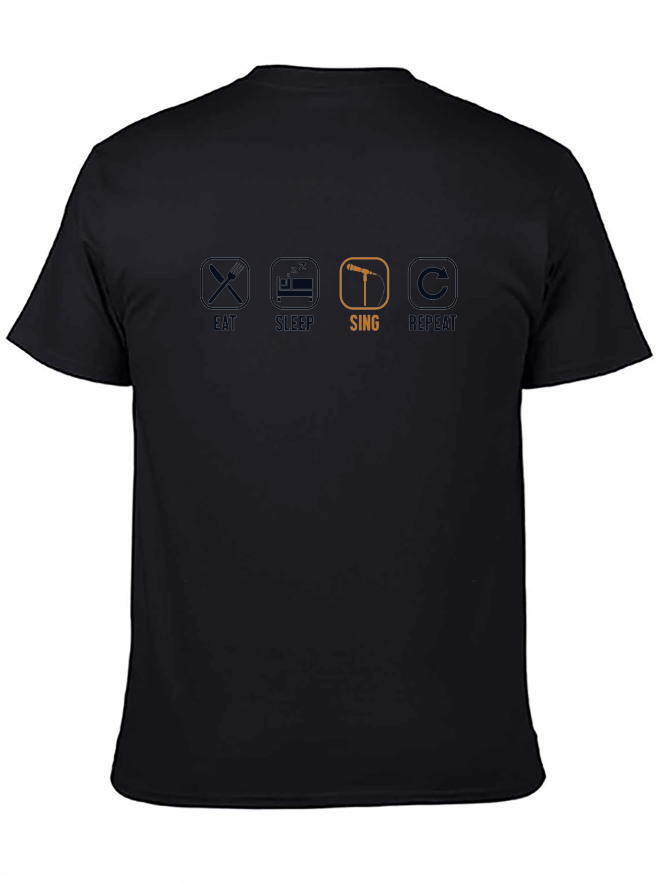 Eat Sleep Sing Repeat T-Shirt - Singer Musician Tee