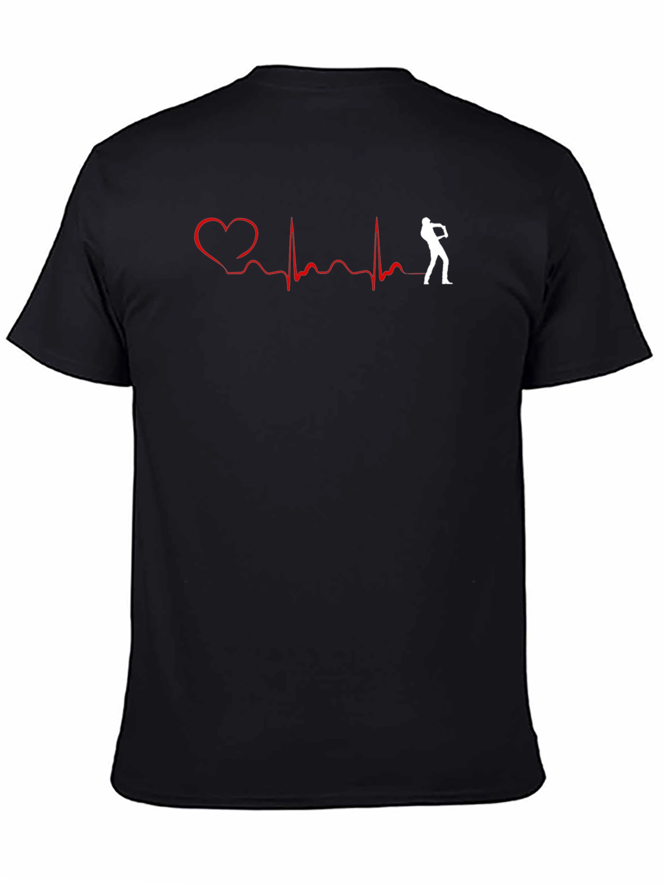 Heartbeat Golf T-Shirt: Golfers Passion Tee