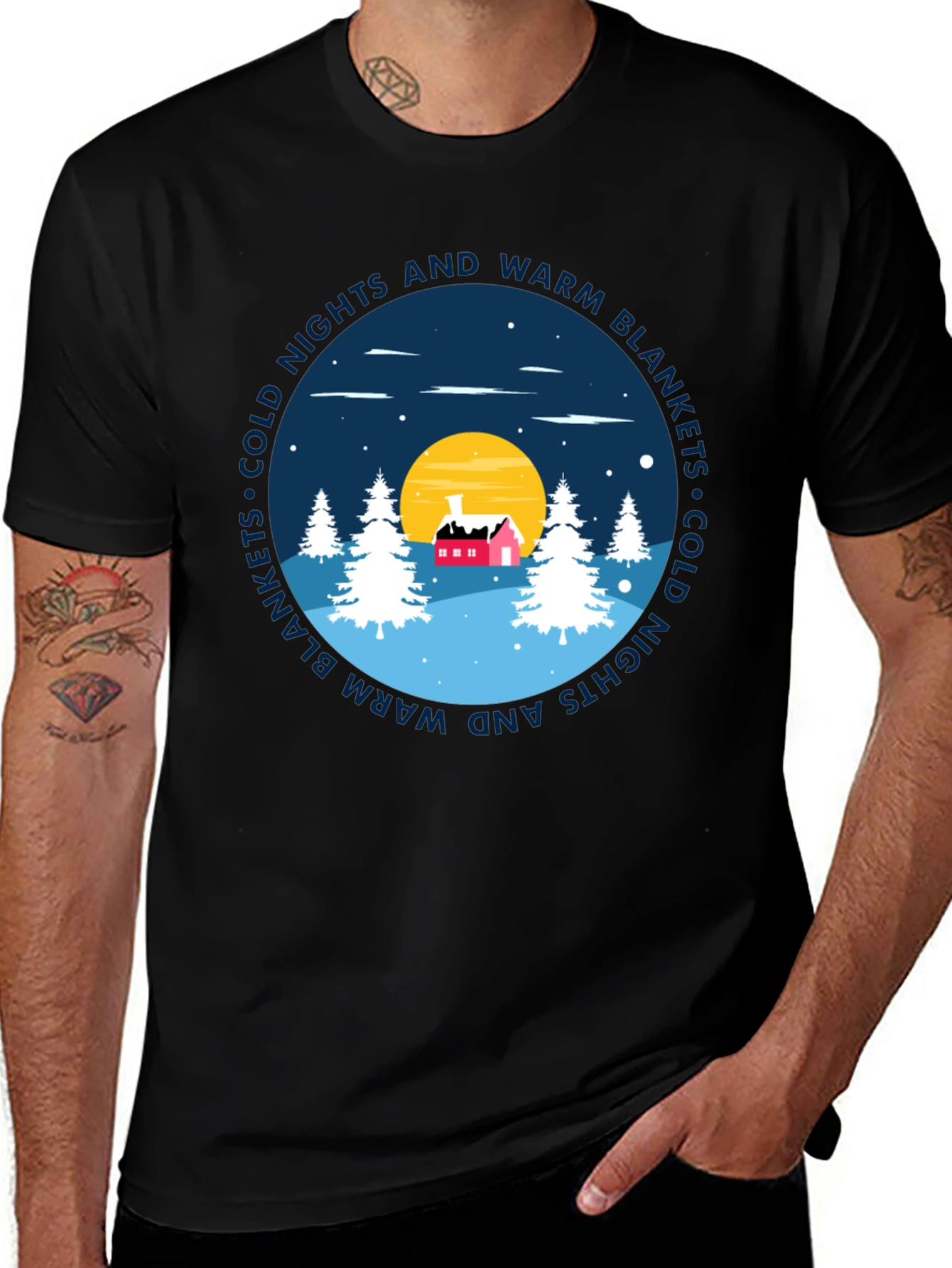 Cold Nights & Warm Blankets Graphic Tee
