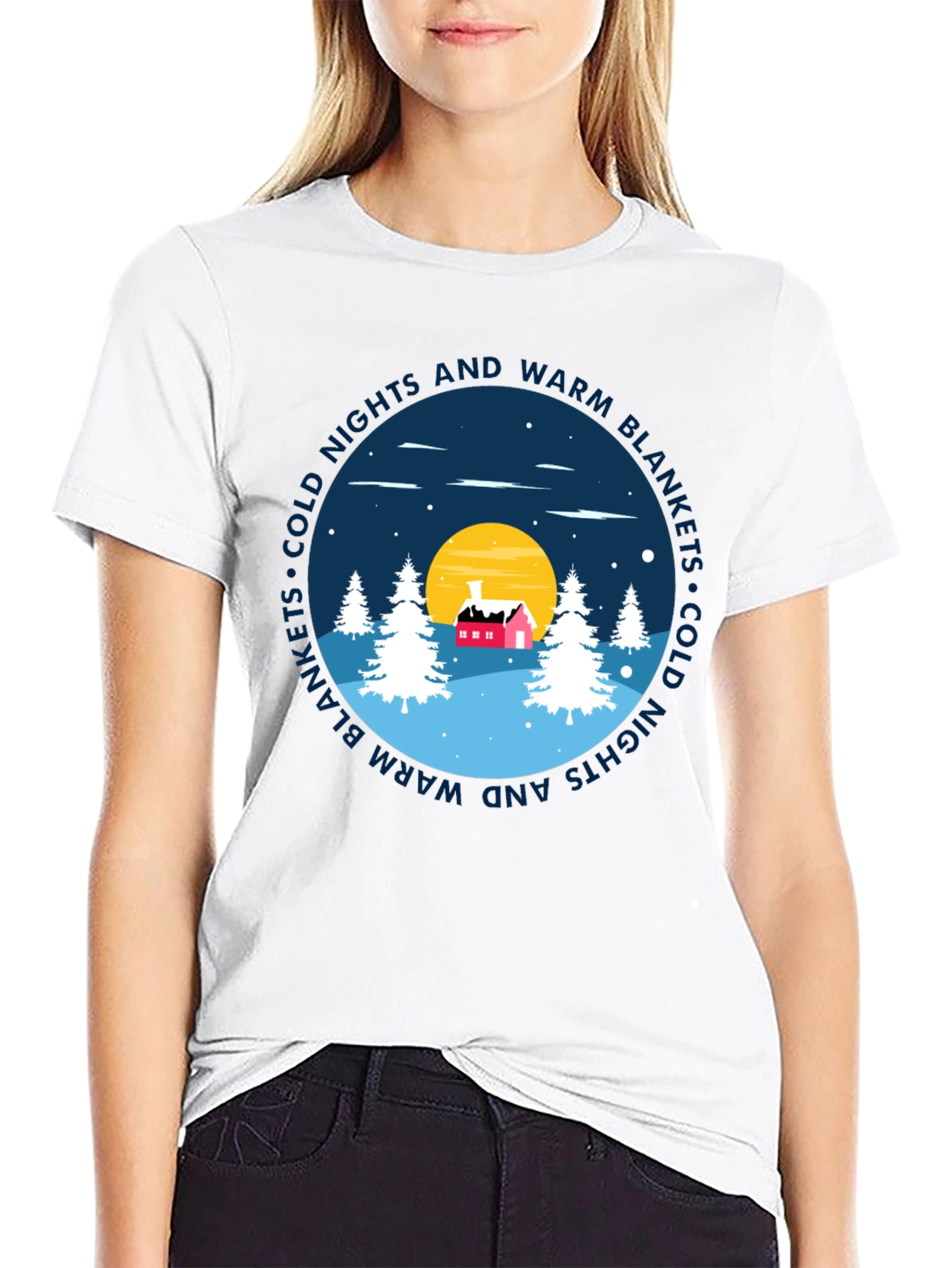Cold Nights & Warm Blankets Graphic Tee
