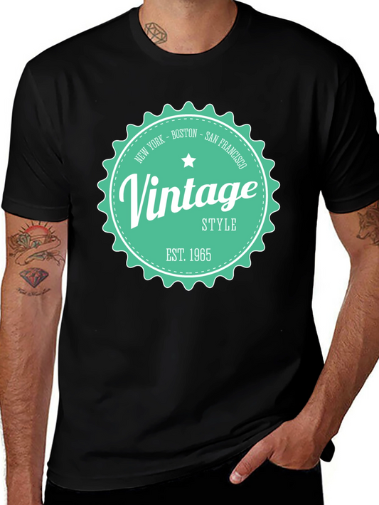 Vintage Style Graphic Tee - New York Boston San Francisco