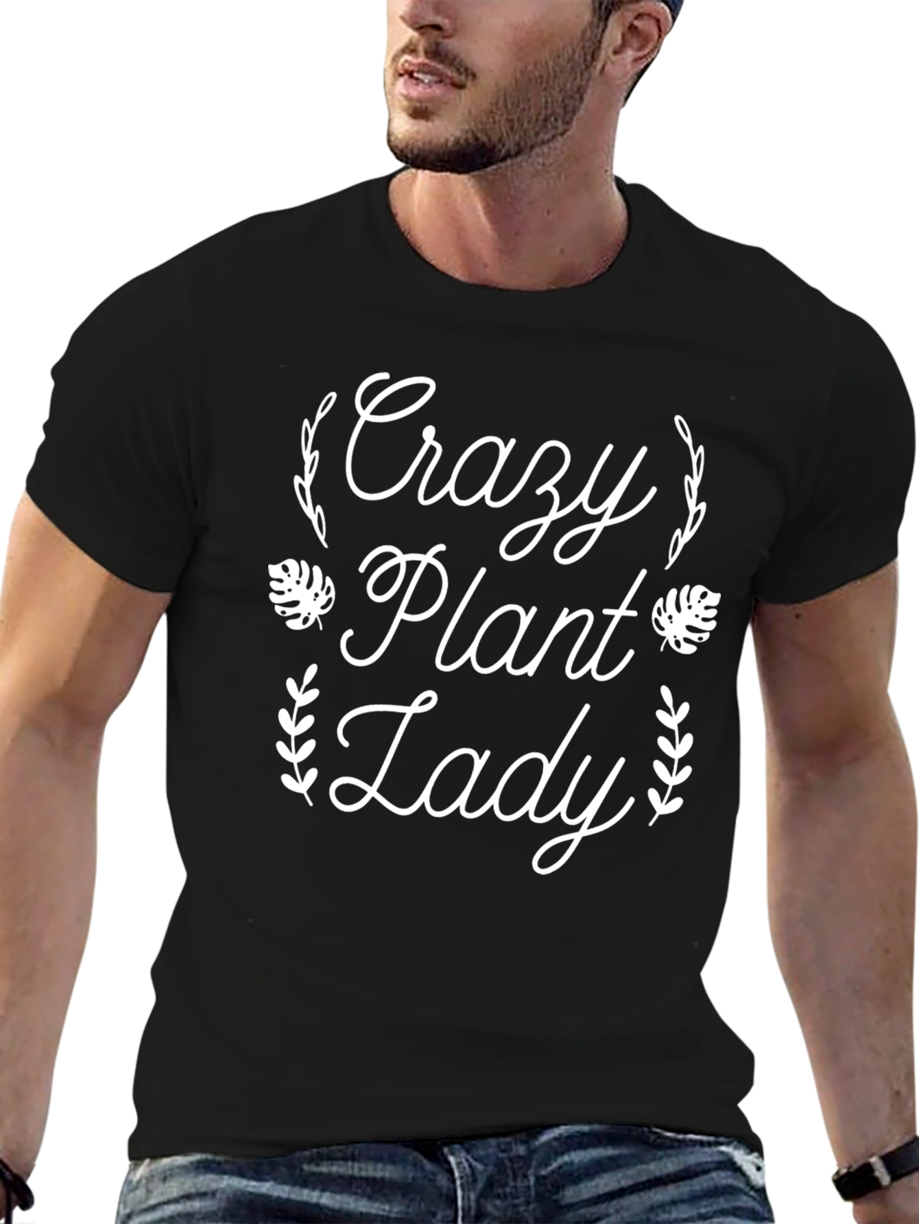 Crazy Plant Lady Graphic Tee - Trendy Womens T-Shirt