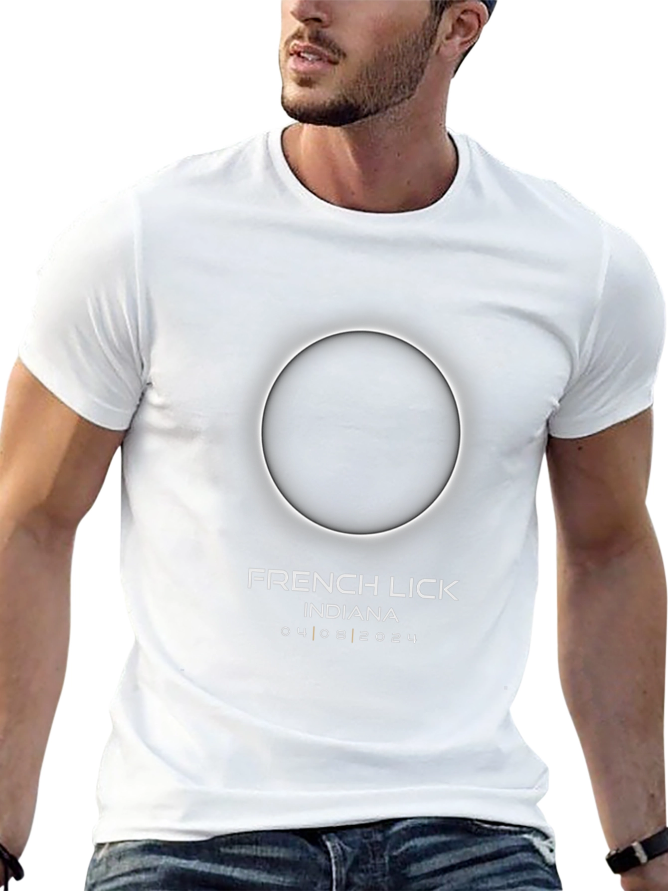 Total Solar Eclipse 2024 French Lick Indiana T-Shirt