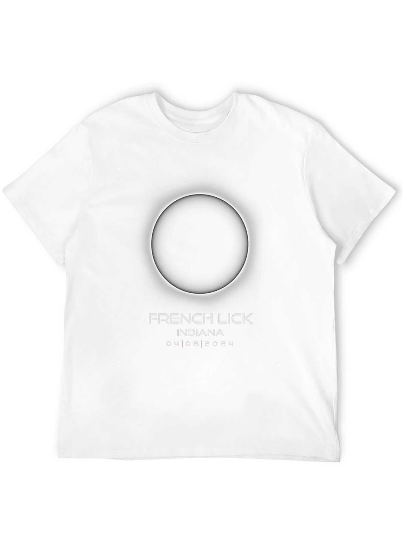 Total Solar Eclipse 2024 French Lick Indiana T-Shirt