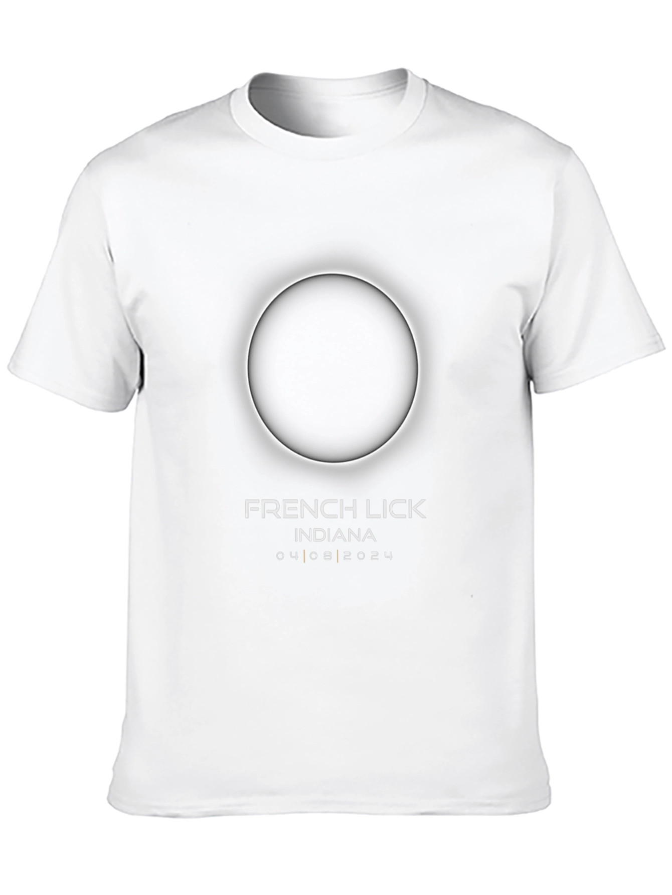 Total Solar Eclipse 2024 French Lick Indiana T-Shirt