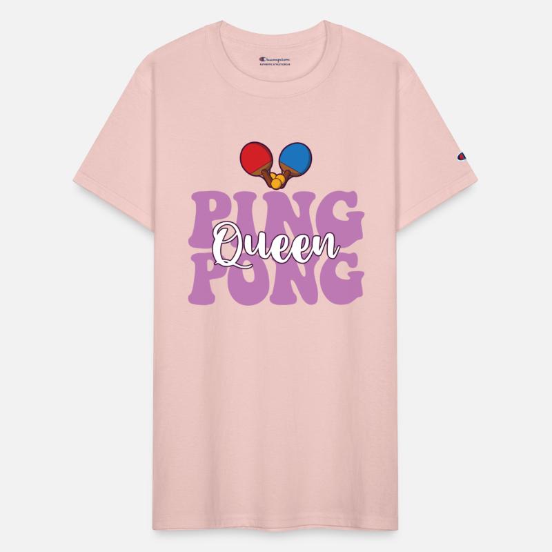 Queen Pong Girl Table Tennis Player Girls Ping