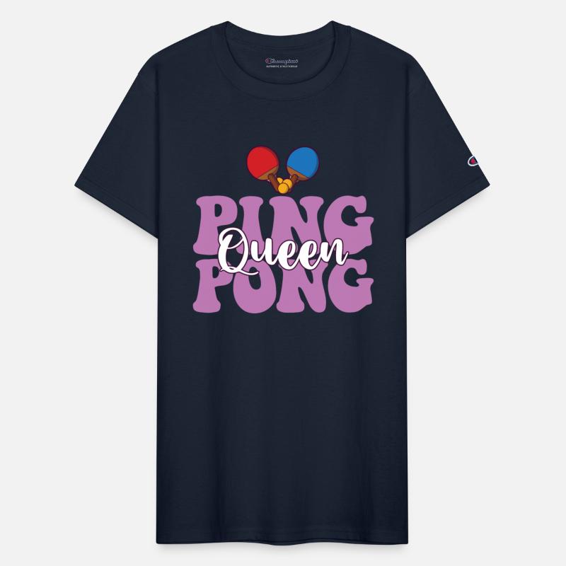 Queen Pong Girl Table Tennis Player Girls Ping