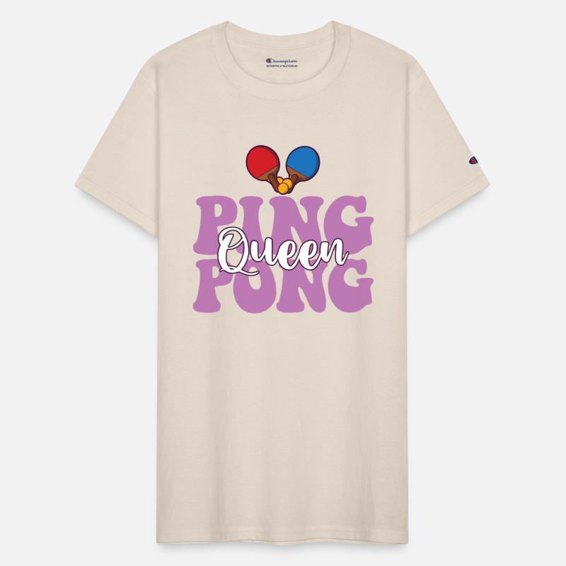 Queen Pong Girl Table Tennis Player Girls Ping