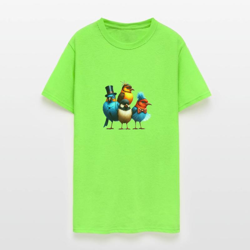 Quirky Flock - Birds in Dramatic Style